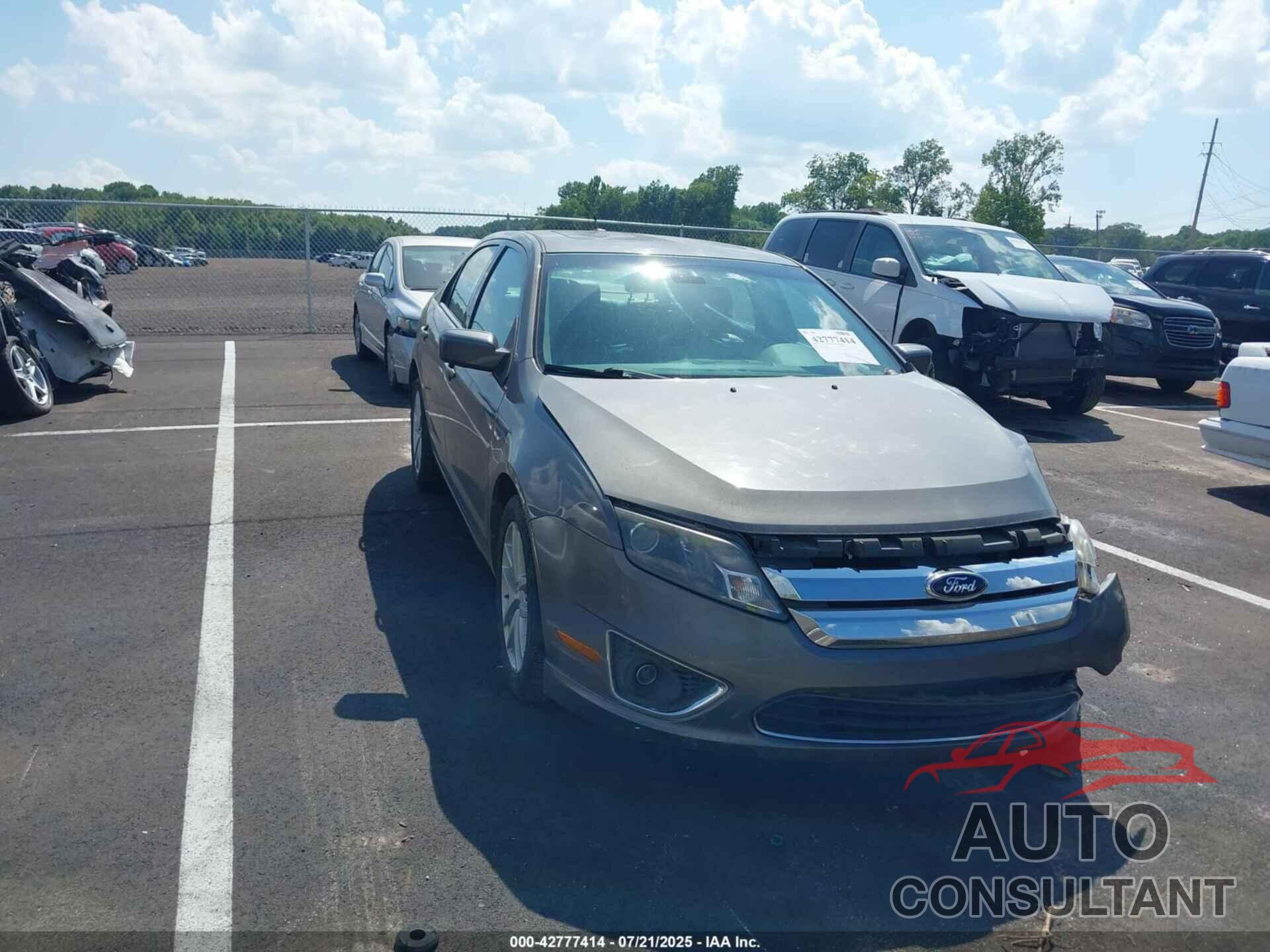 FORD FUSION 2012 - 3FAHP0JA2CR330917
