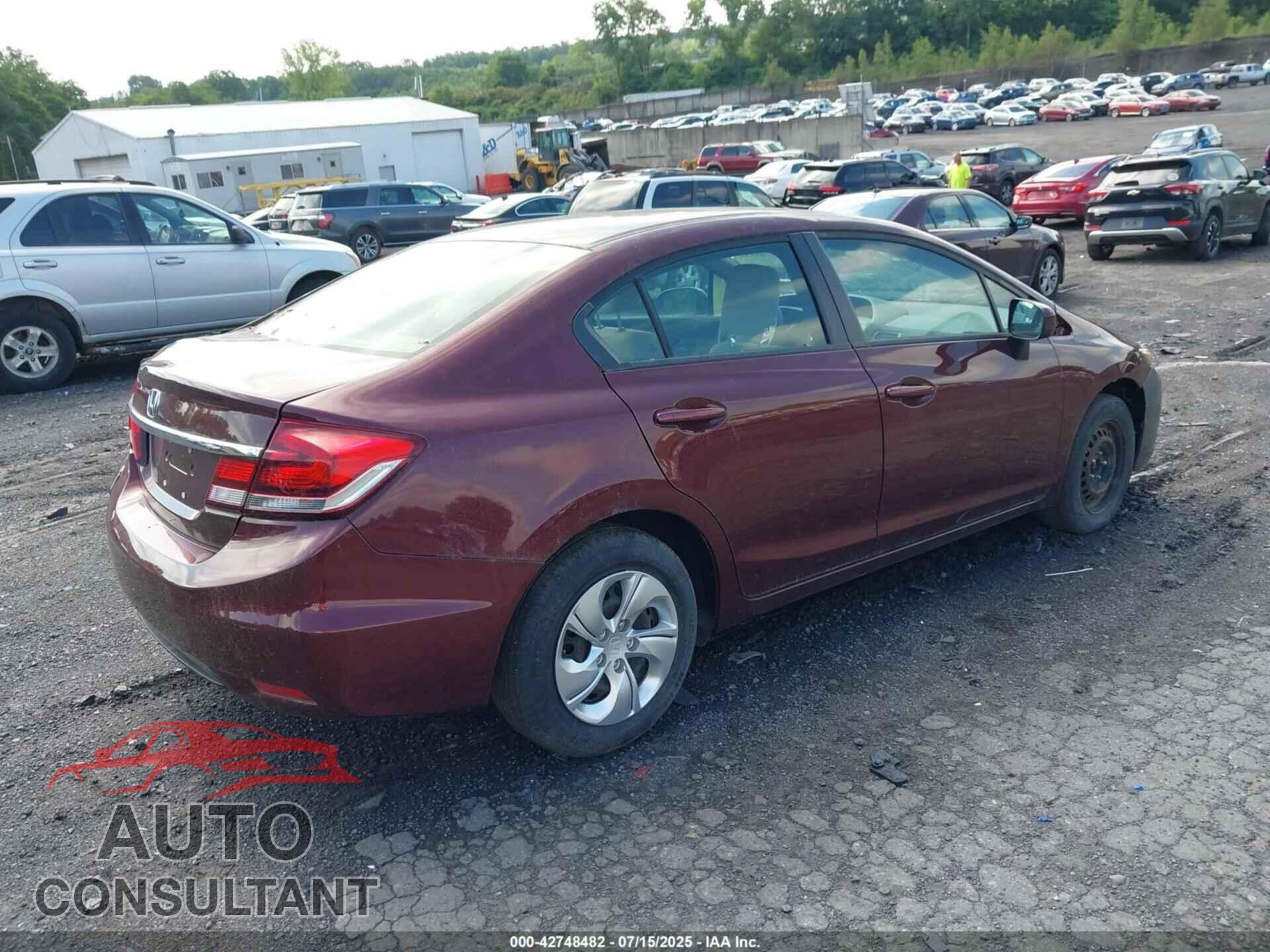 HONDA CIVIC 2014 - 19XFB2F55EE232448