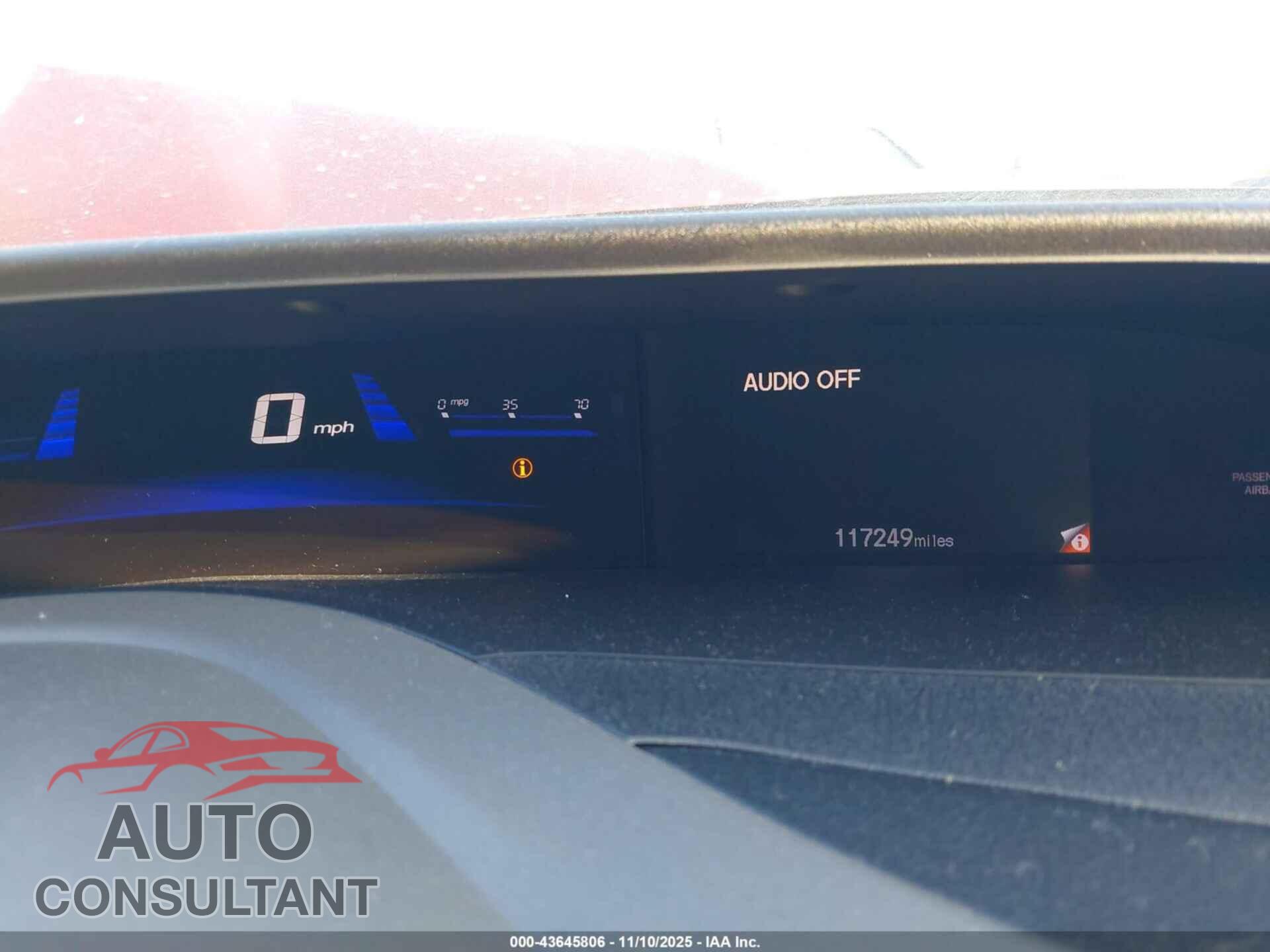 HONDA CIVIC 2012 - 19XFB2F56CE026844