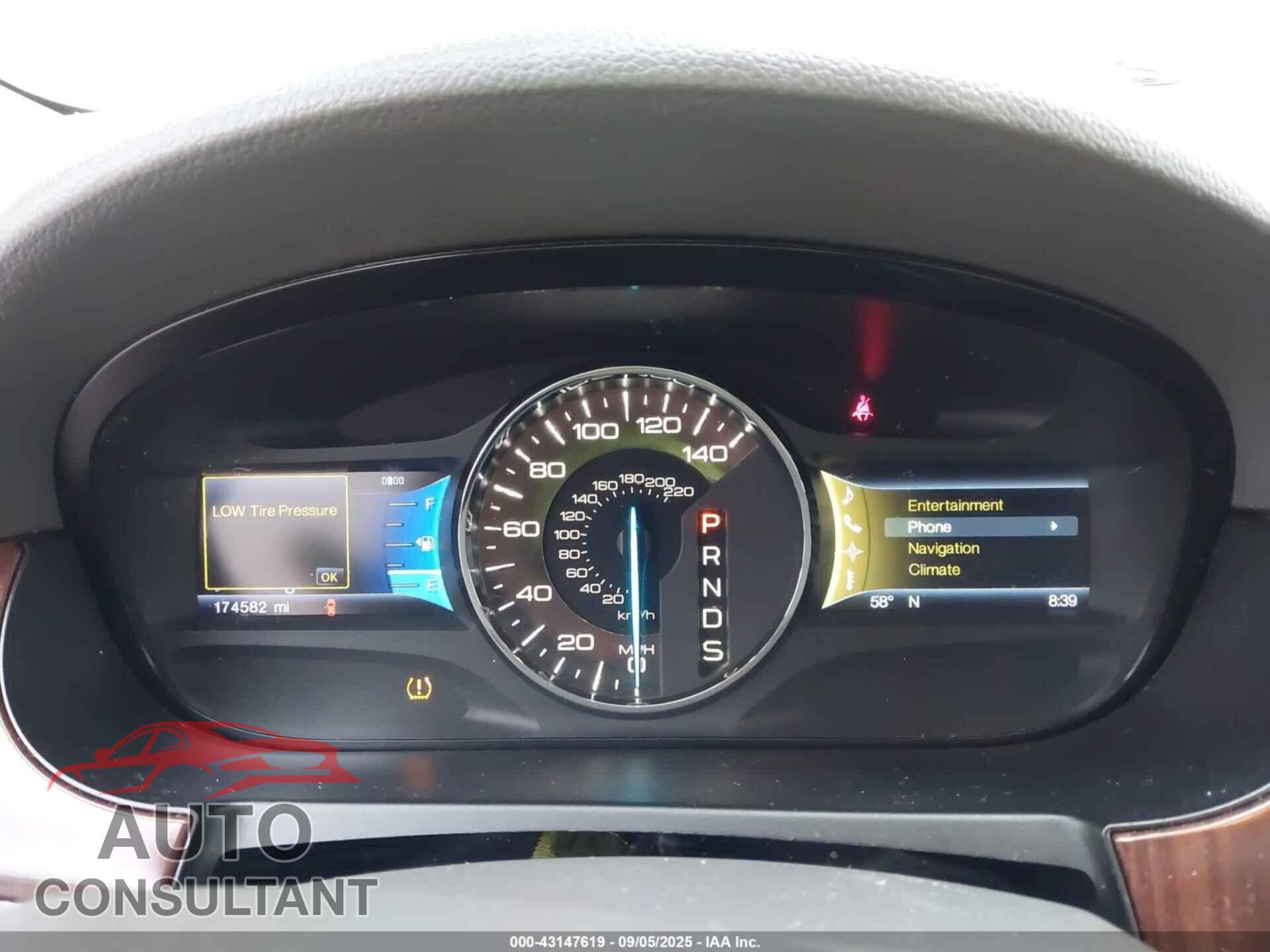 FORD EDGE 2013 - 2FMDK4KC8DBA09135