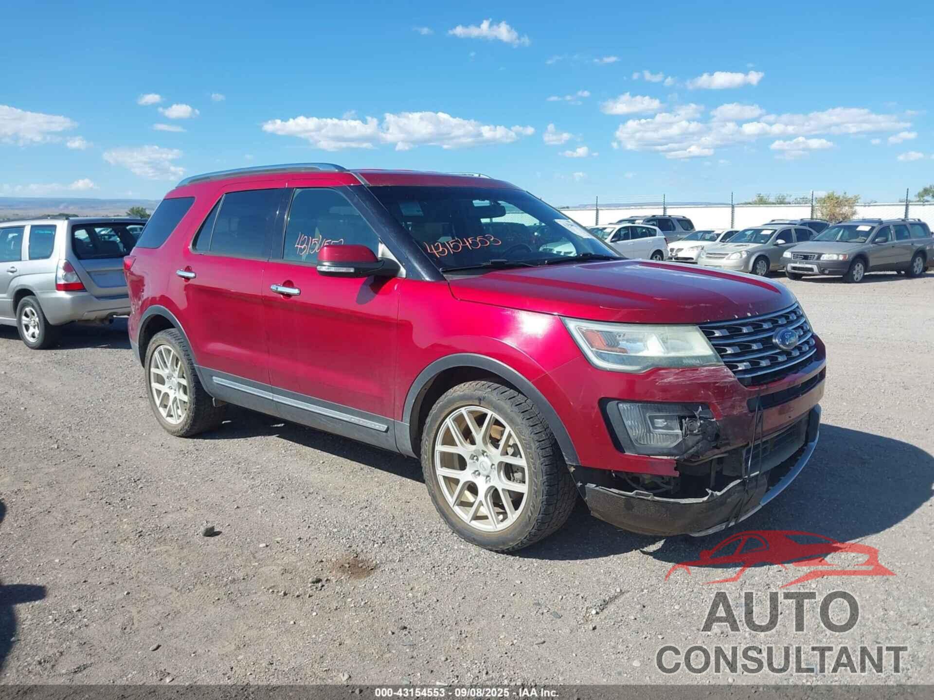 FORD EXPLORER 2016 - 1FM5K8F88GGA29979