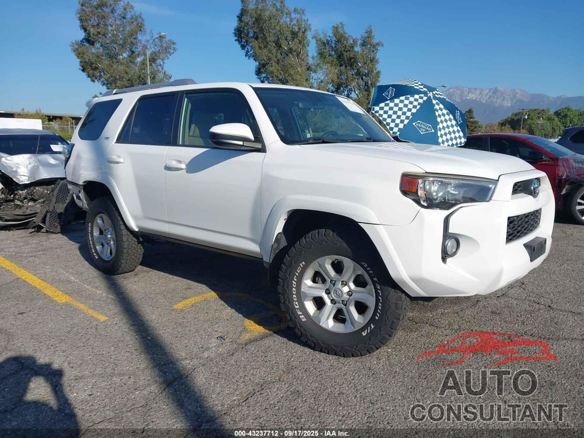 TOYOTA 4RUNNER 2014 - JTEBU5JR5E5164681