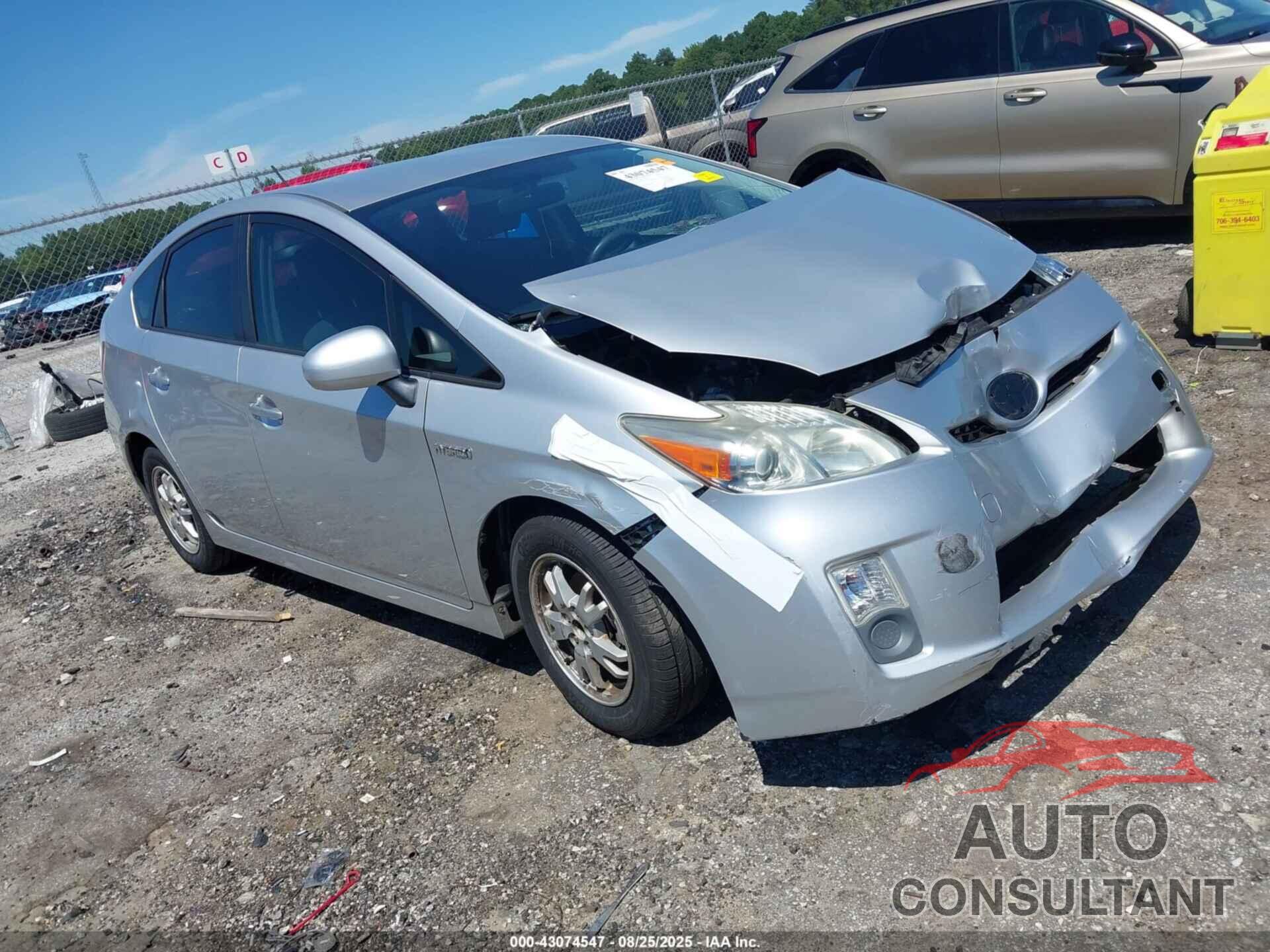TOYOTA PRIUS 2011 - JTDKN3DU5B0314349