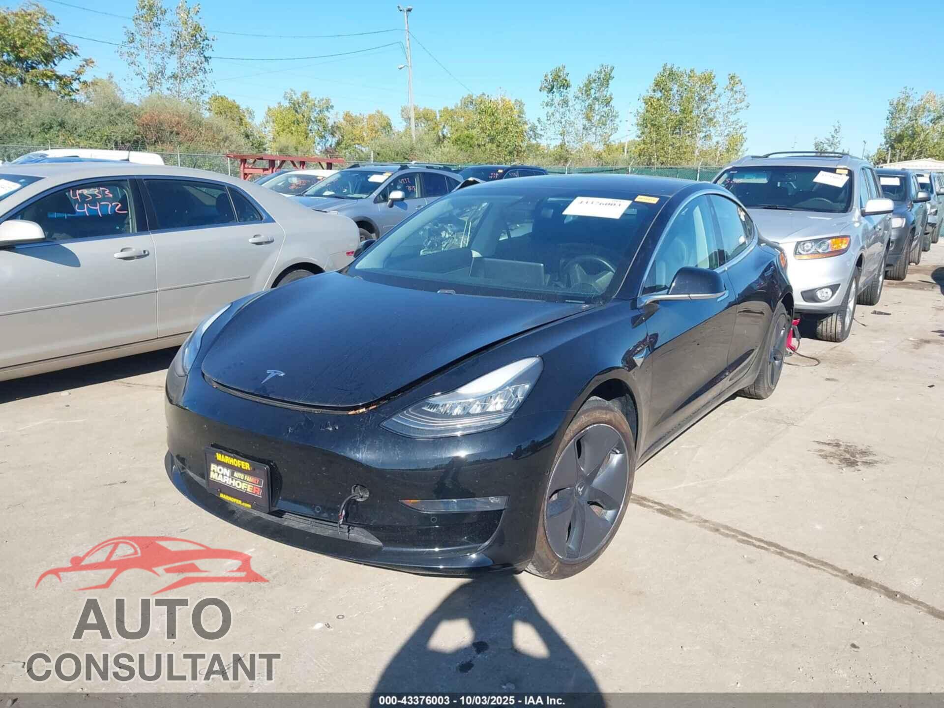 TESLA MODEL 3 2019 - 5YJ3E1EA7KF306476