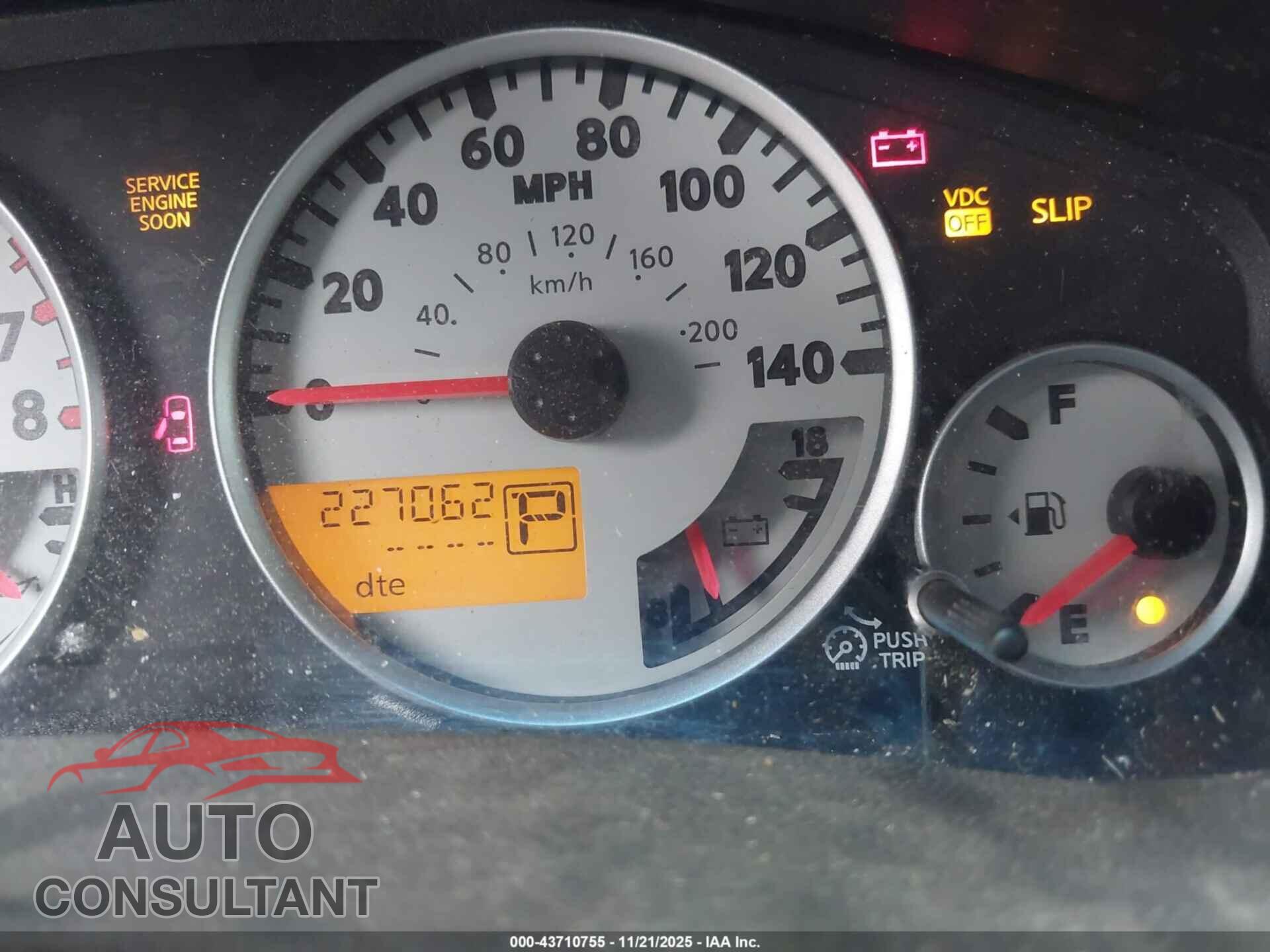 NISSAN FRONTIER 2011 - 1N6AD0EV6BC408370