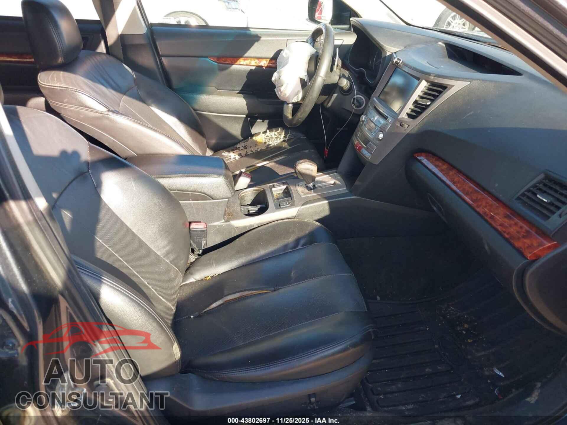 SUBARU OUTBACK 2012 - 4S4BRELC1C2204019