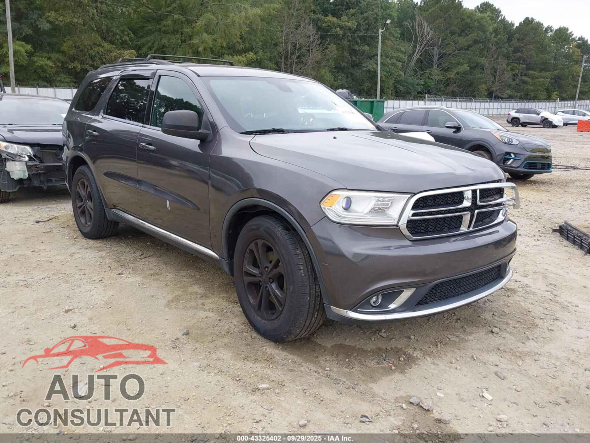 DODGE DURANGO 2017 - 1C4RDJAG4HC878912