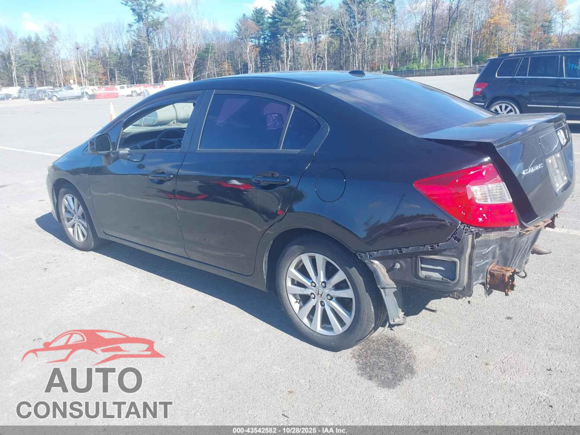 HONDA CIVIC 2012 - 2HGFB2F82CH309208