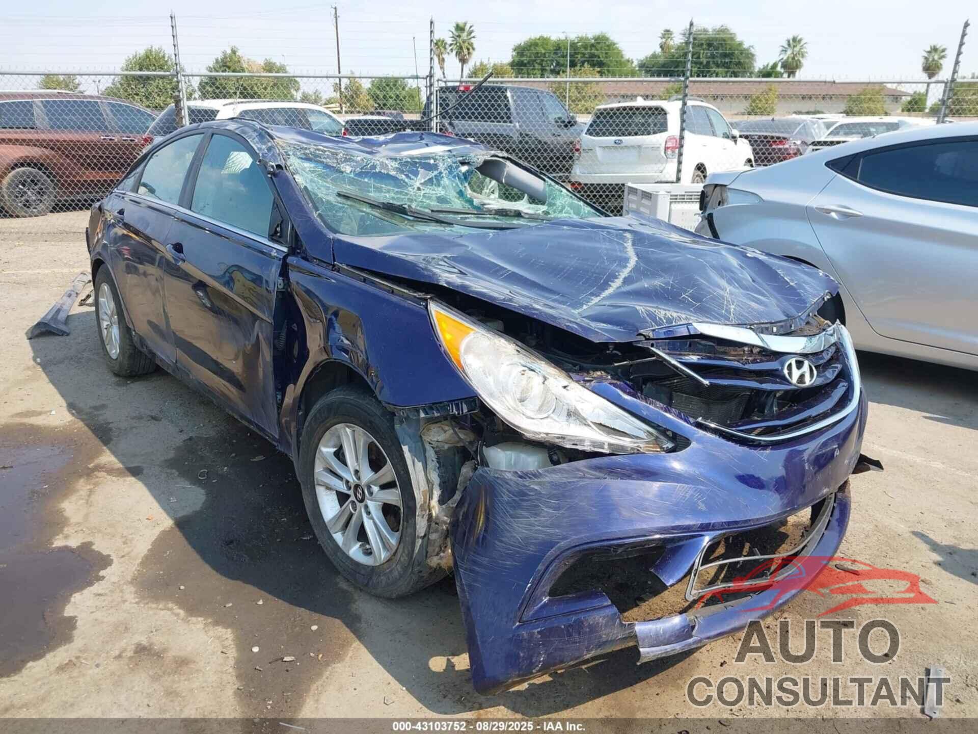HYUNDAI SONATA 2013 - 5NPEB4AC9DH784364