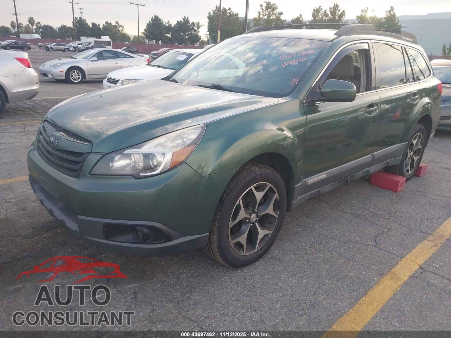SUBARU OUTBACK 2010 - 4S4BRCCC0A3343733