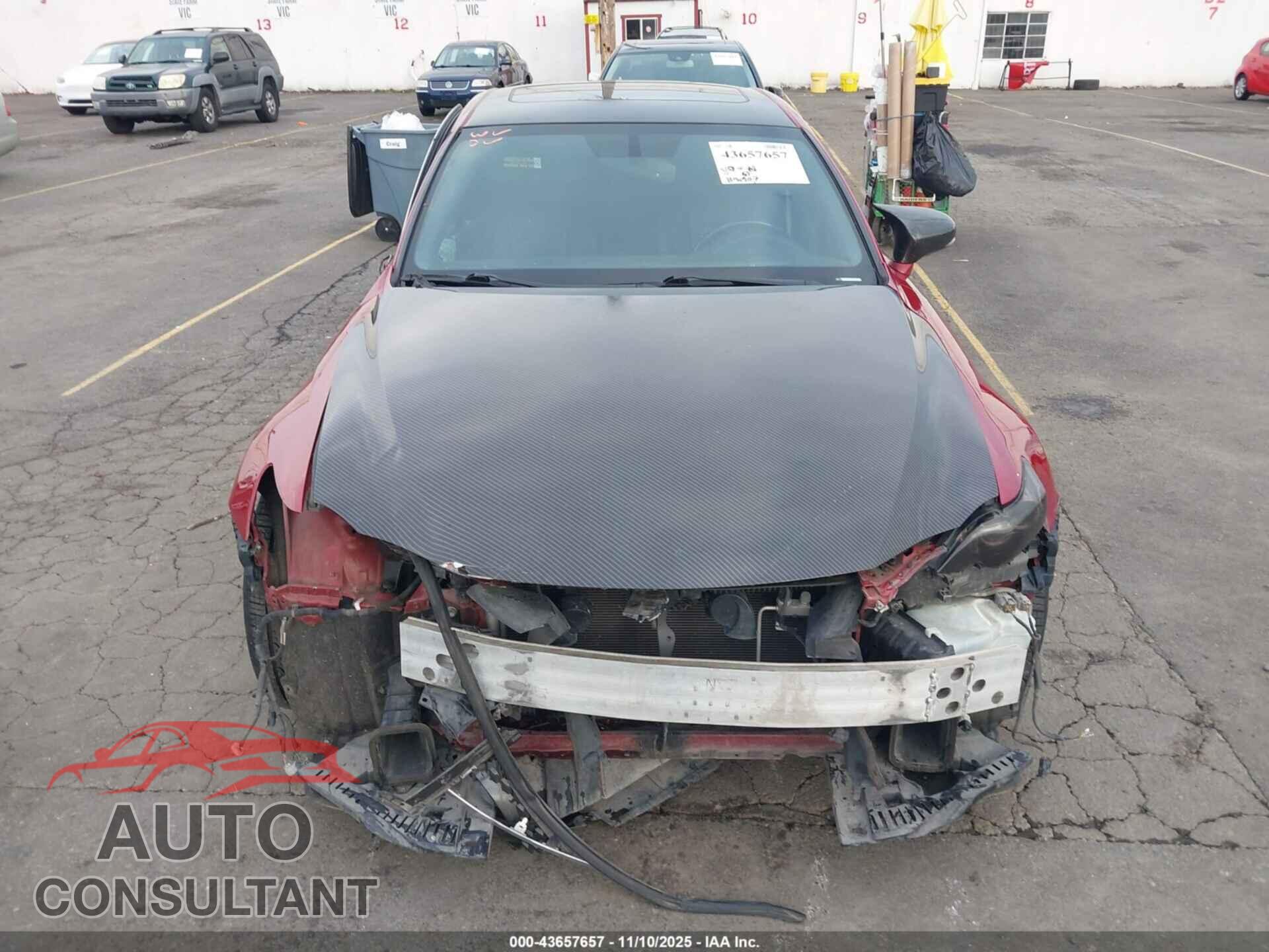 LEXUS IS 250 2014 - JTHBF1D20E5002378
