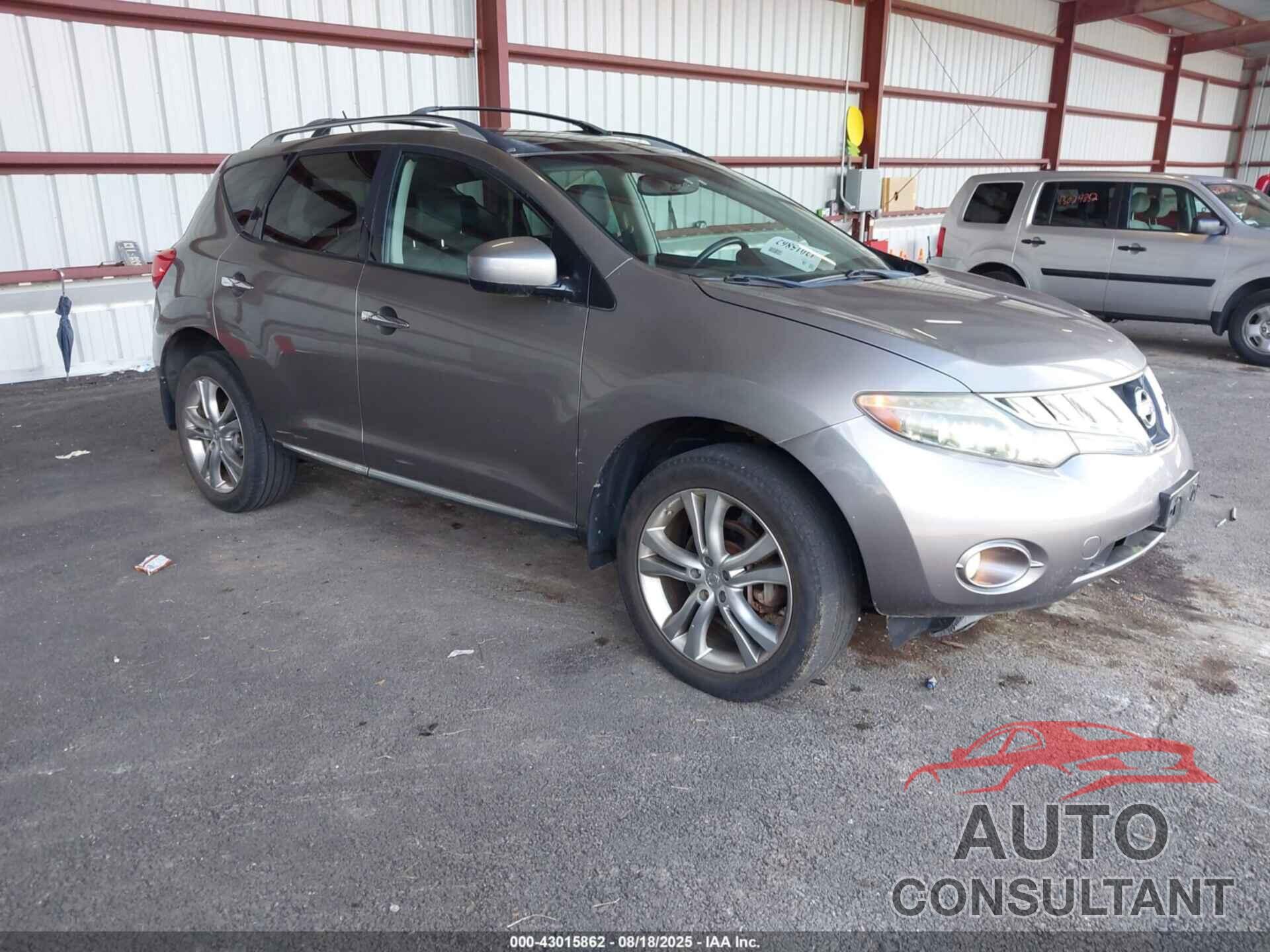 NISSAN MURANO 2010 - JN8AZ1MW4AW133135