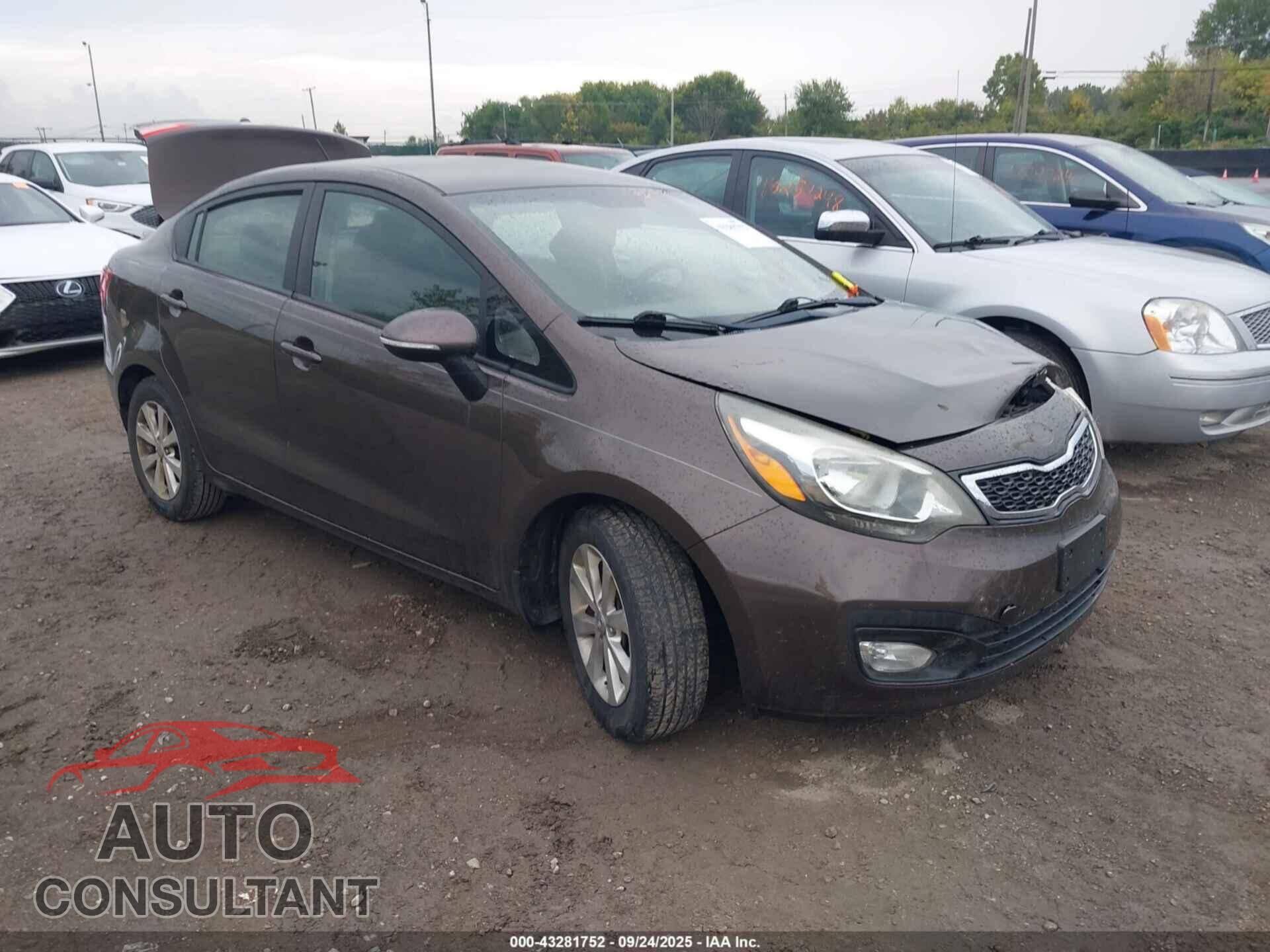 KIA RIO 2013 - KNADN4A34D6177069