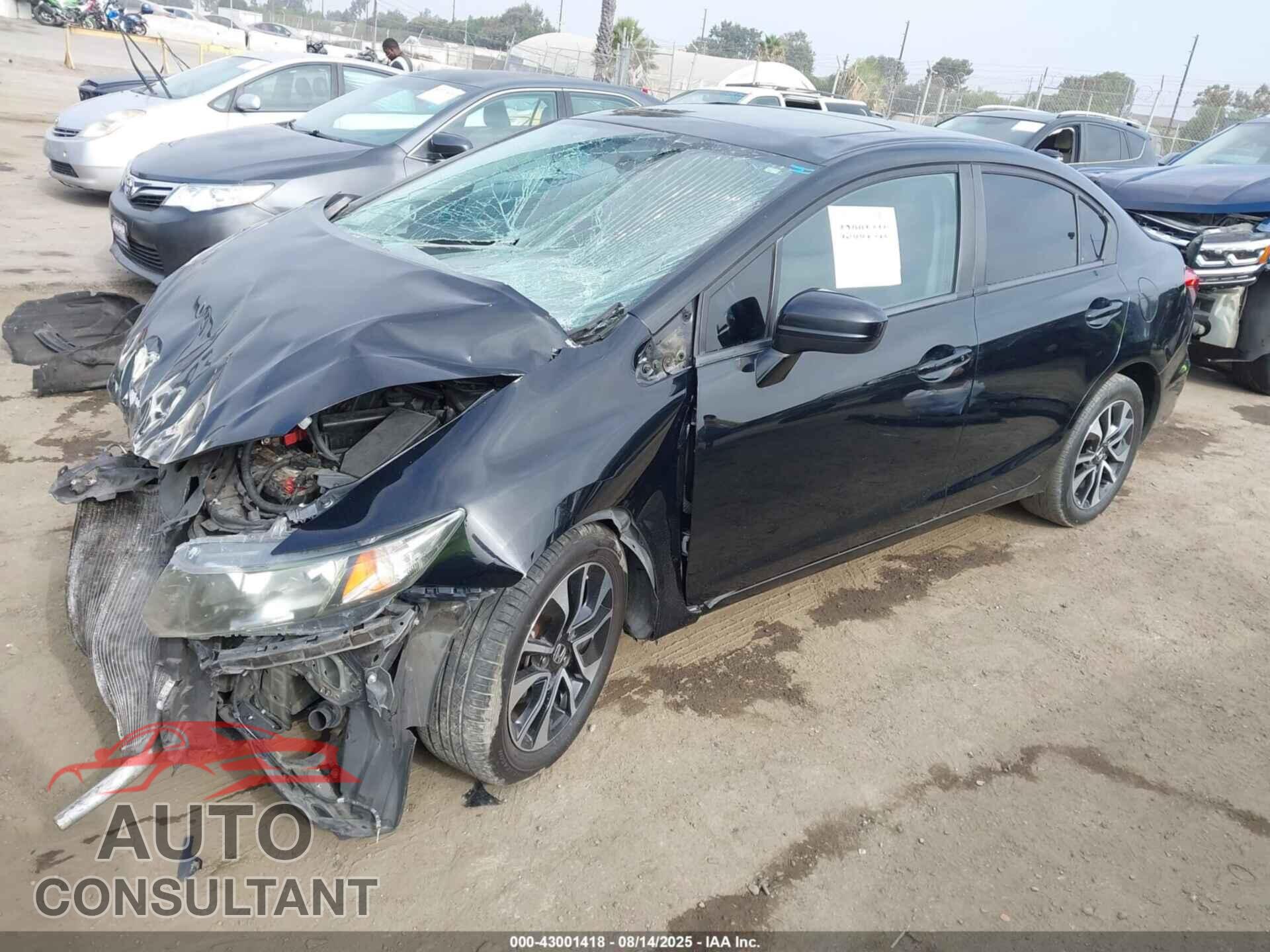 HONDA CIVIC 2015 - 19XFB2F83FE259949