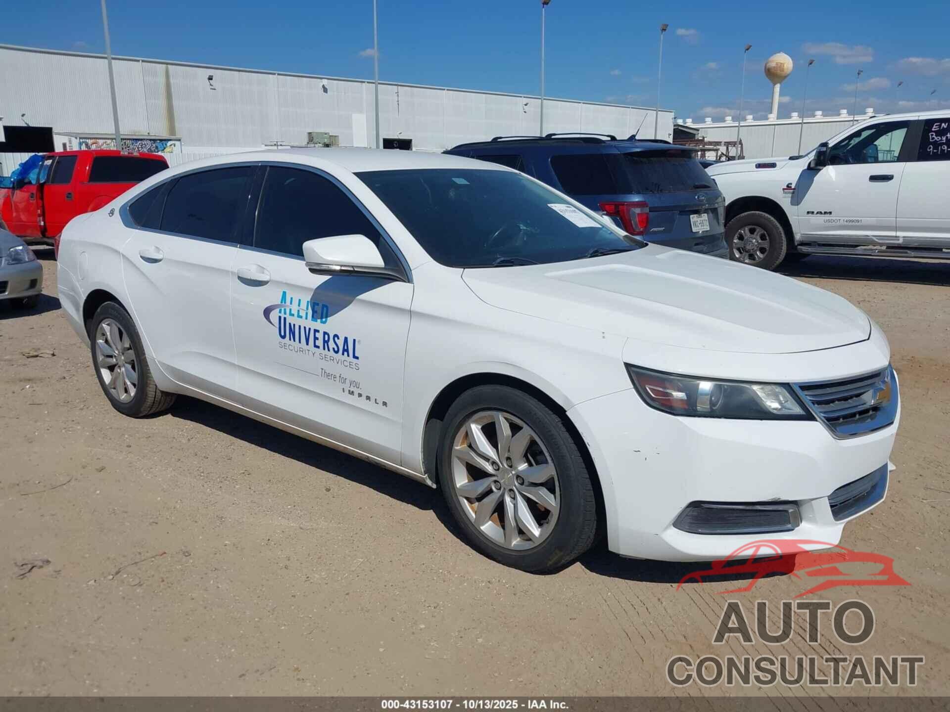 CHEVROLET IMPALA 2016 - 2G1105SA9G9150284