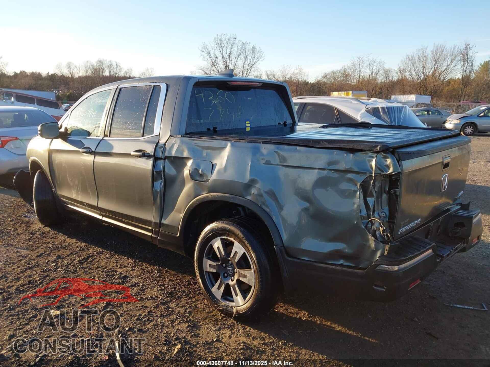 HONDA RIDGELINE 2017 - 5FPYK3F61HB026489