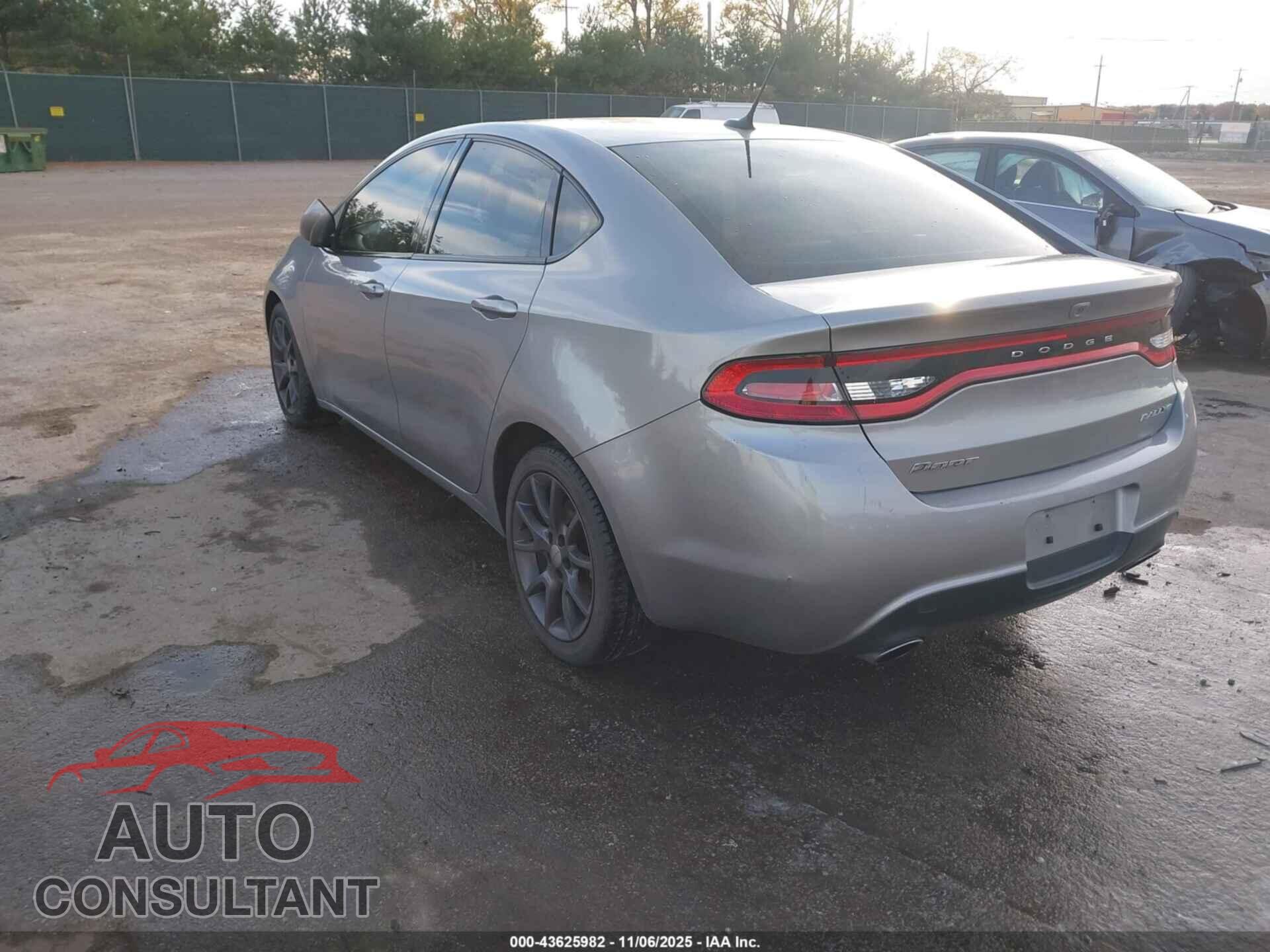 DODGE DART 2016 - 1C3CDFBB8GD507674