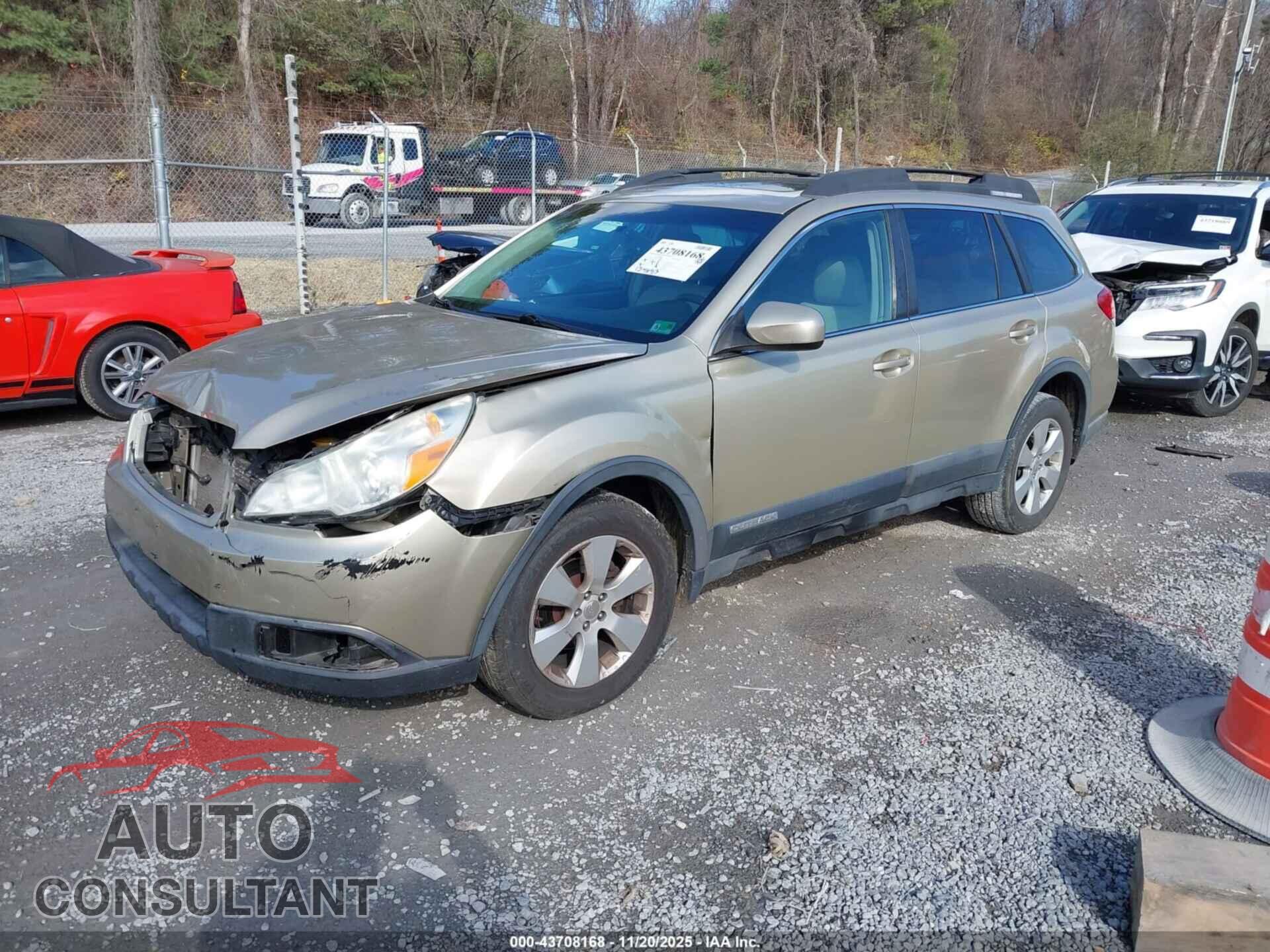 SUBARU OUTBACK 2010 - 4S4BRCEC8A3311030