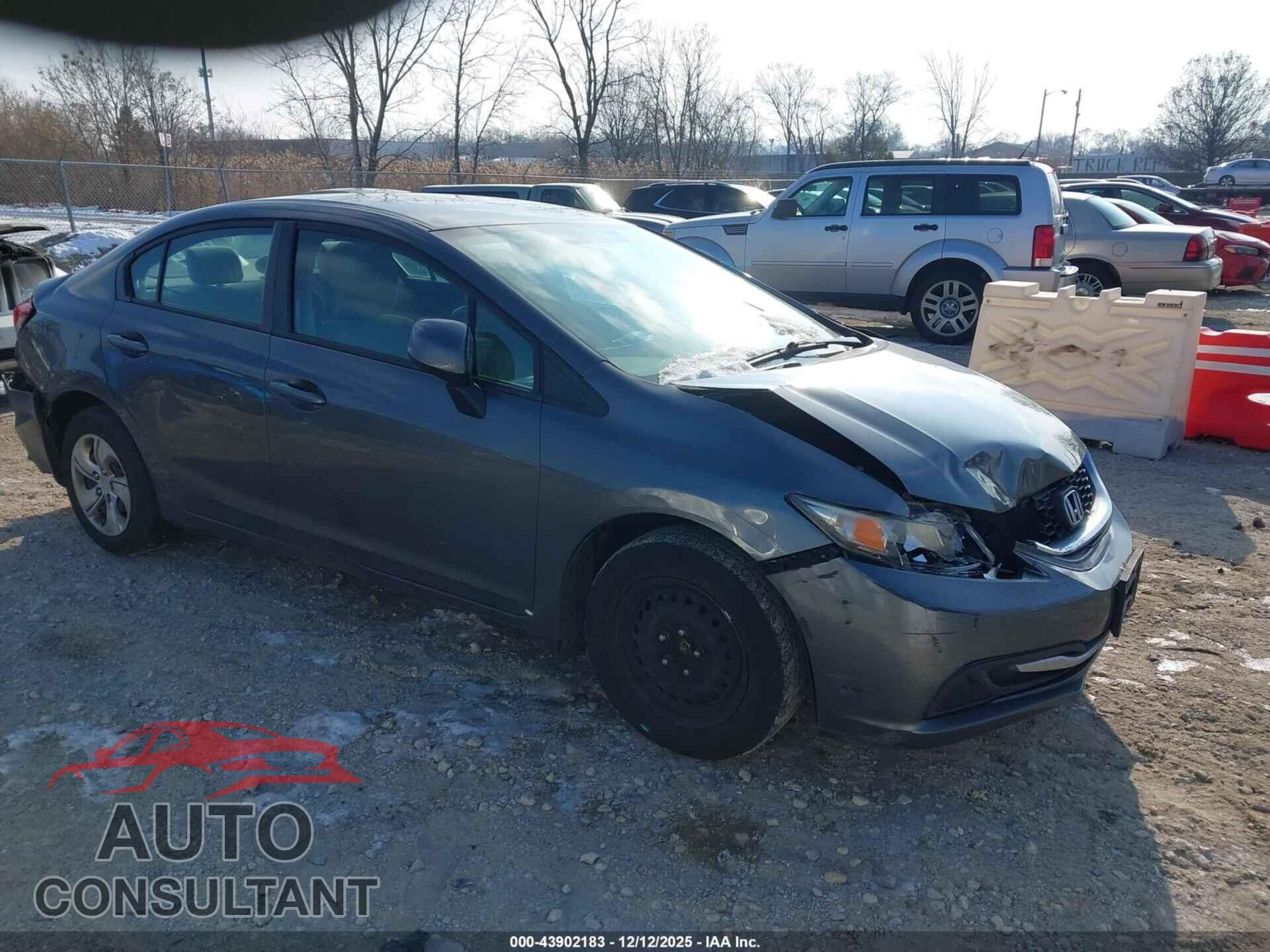 HONDA CIVIC 2013 - 2HGFB2F59DH598465