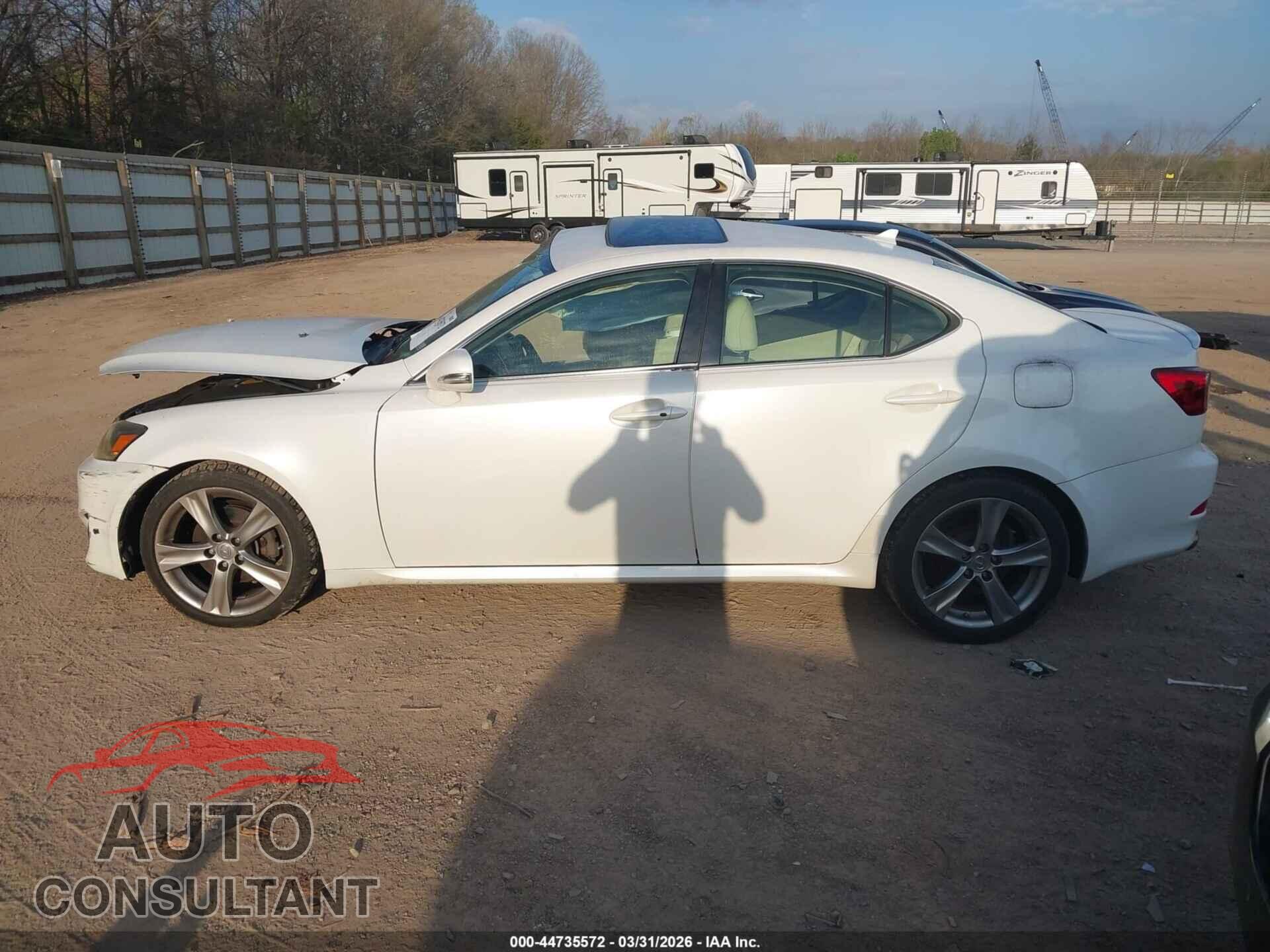 LEXUS IS 250 2012 - JTHBF5C29C5158618