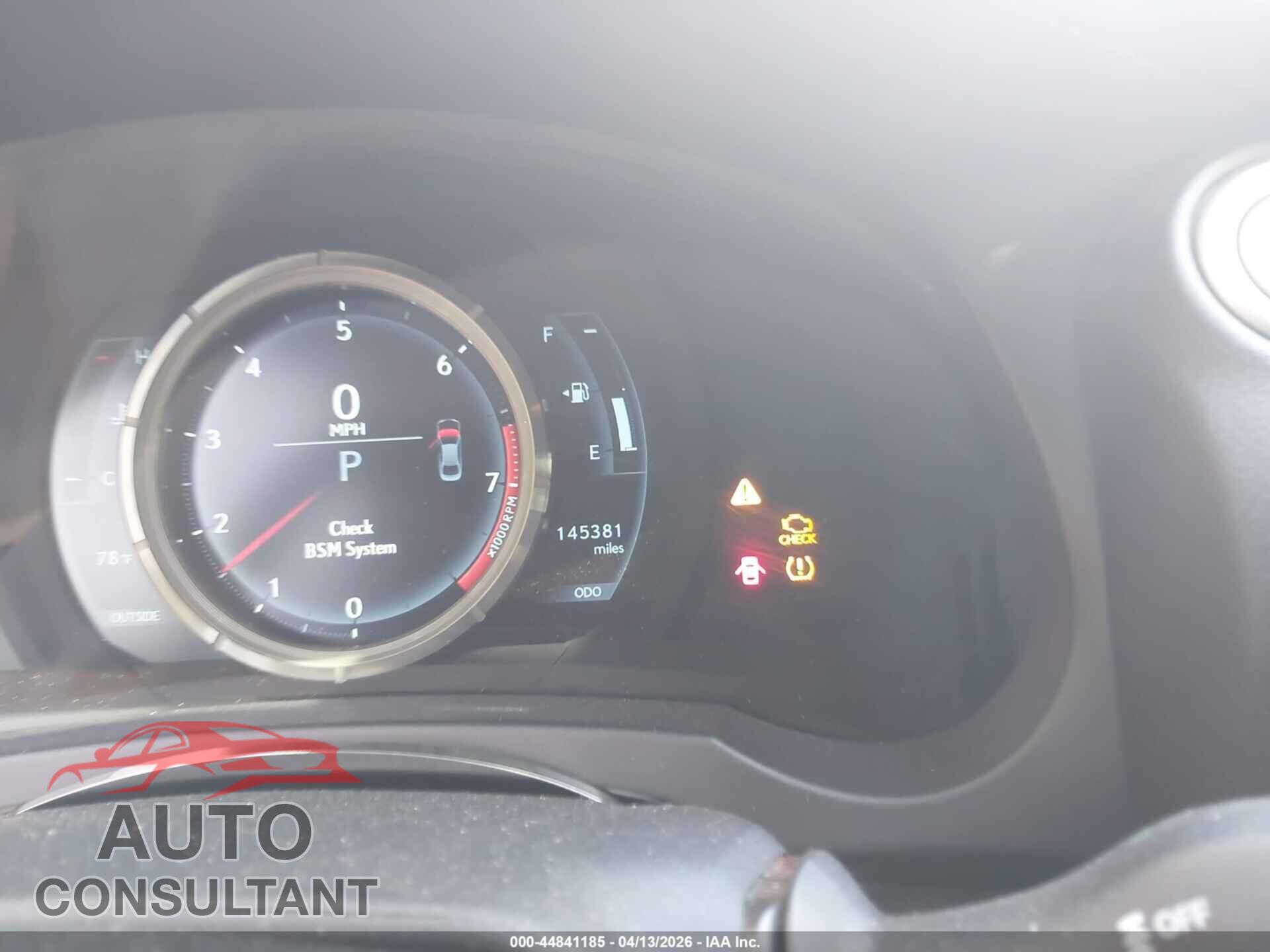 LEXUS IS 250 2015 - JTHCF1D27F5020317