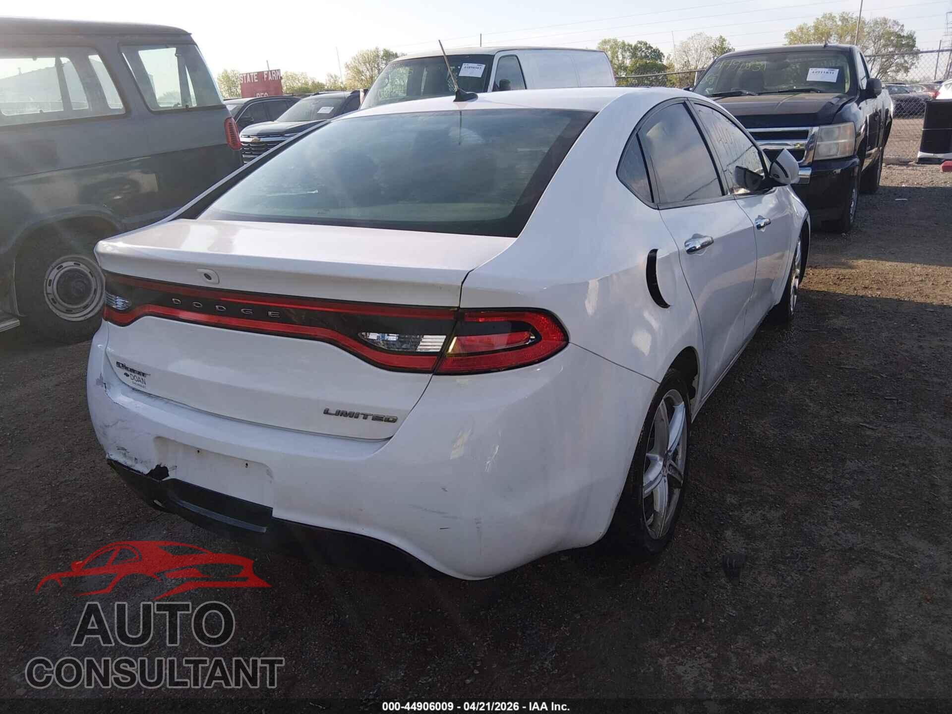 DODGE DART 2013 - 1C3CDFCA2DD314423