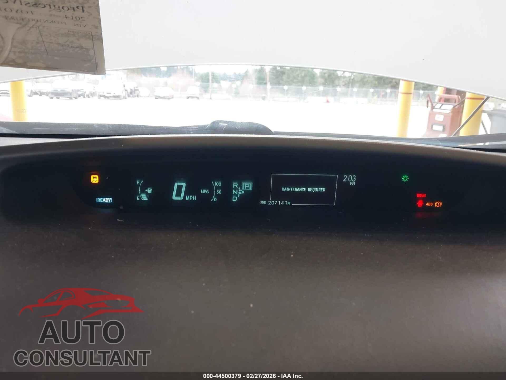 TOYOTA PRIUS 2014 - JTDKN3DU2E1820087