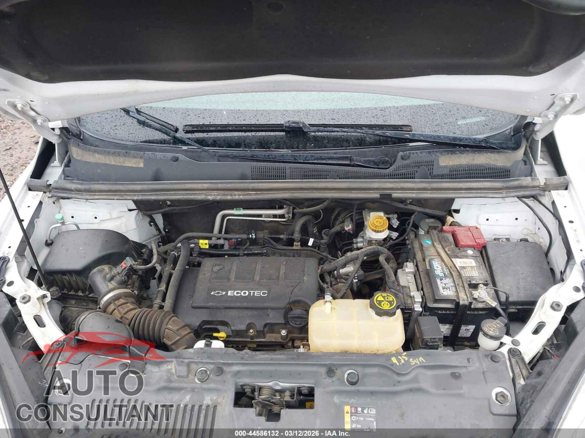 CHEVROLET TRAX 2016 - 3GNCJPSB2GL262172