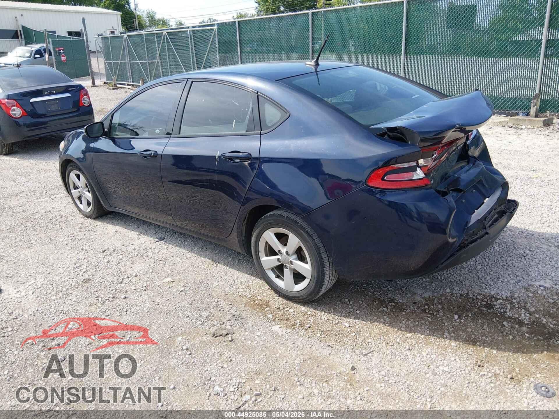 DODGE DART 2015 - 1C3CDFBB3FD265763