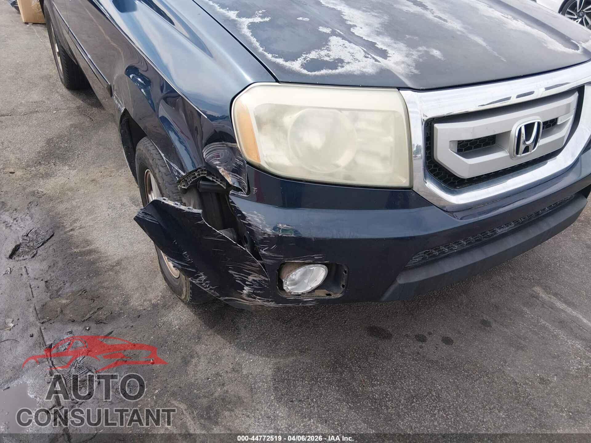 HONDA PILOT 2009 - 5FNYF38439B022261