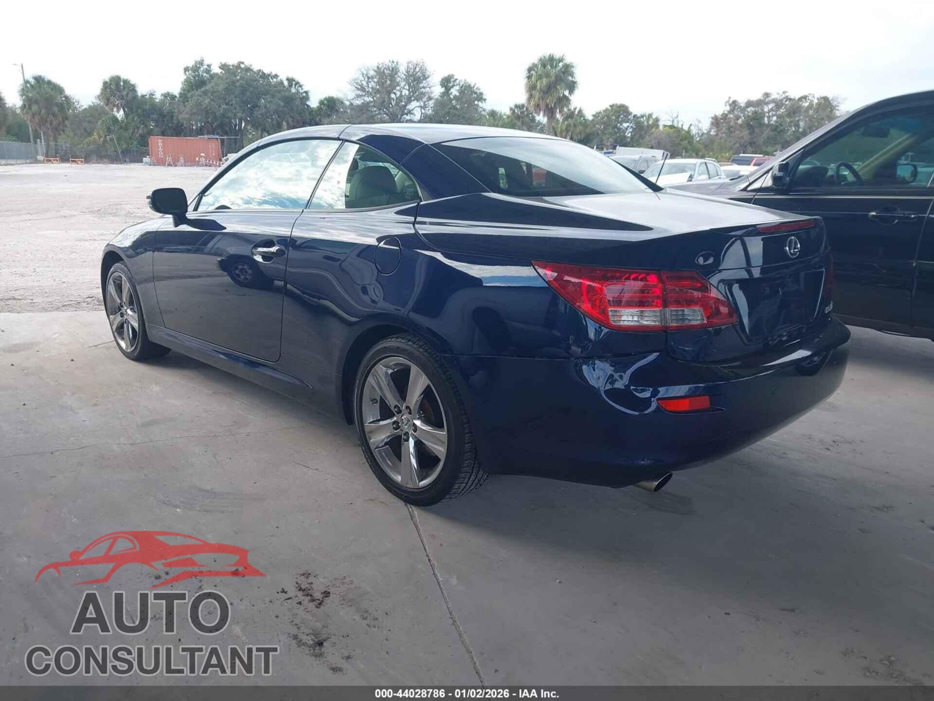LEXUS IS 350C 2012 - JTHFE2C26C2508159