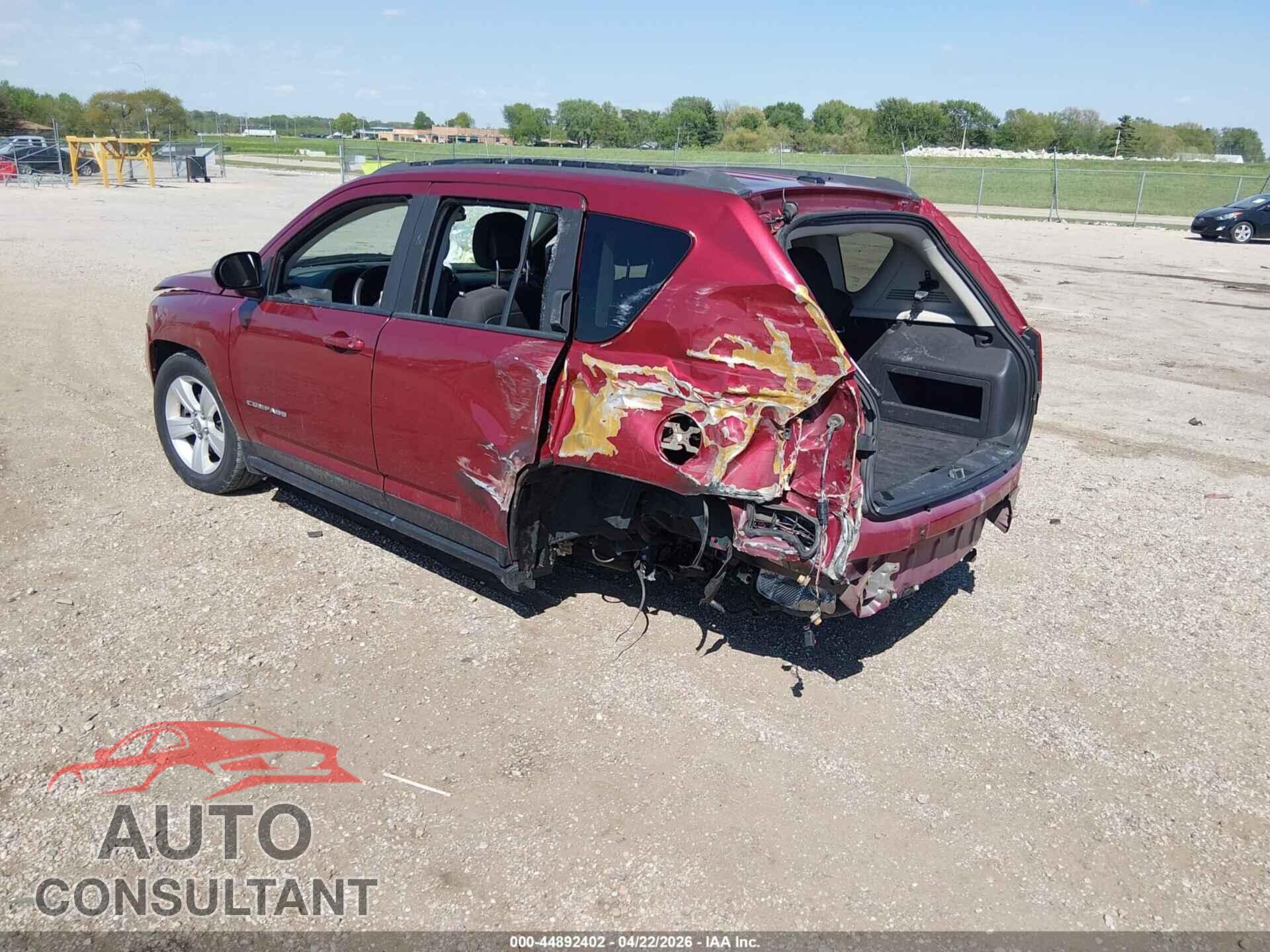 JEEP COMPASS 2016 - 1C4NJDBBXGD686771