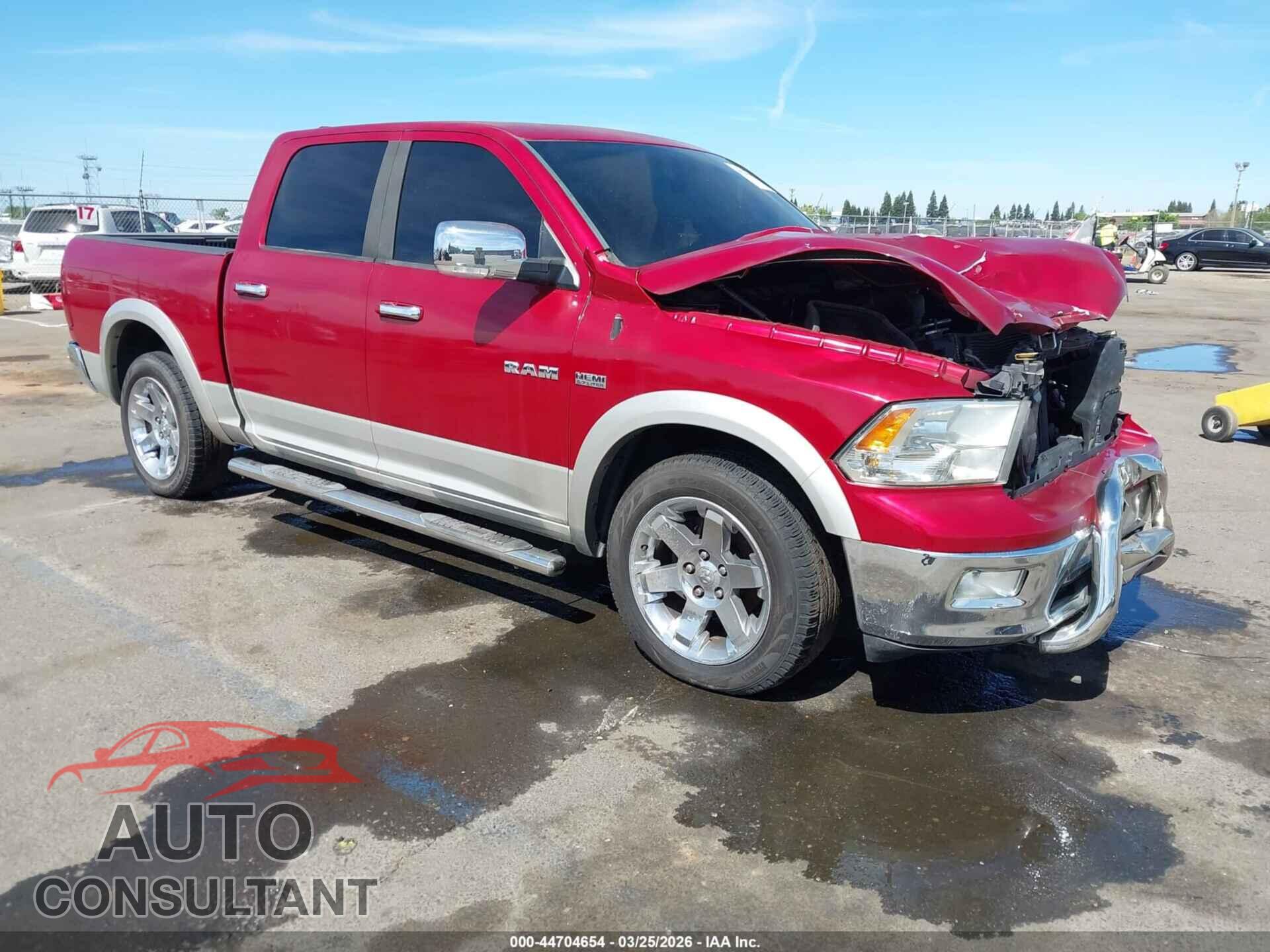 DODGE RAM 1500 2010 - 1D7RB1CT9AS249177