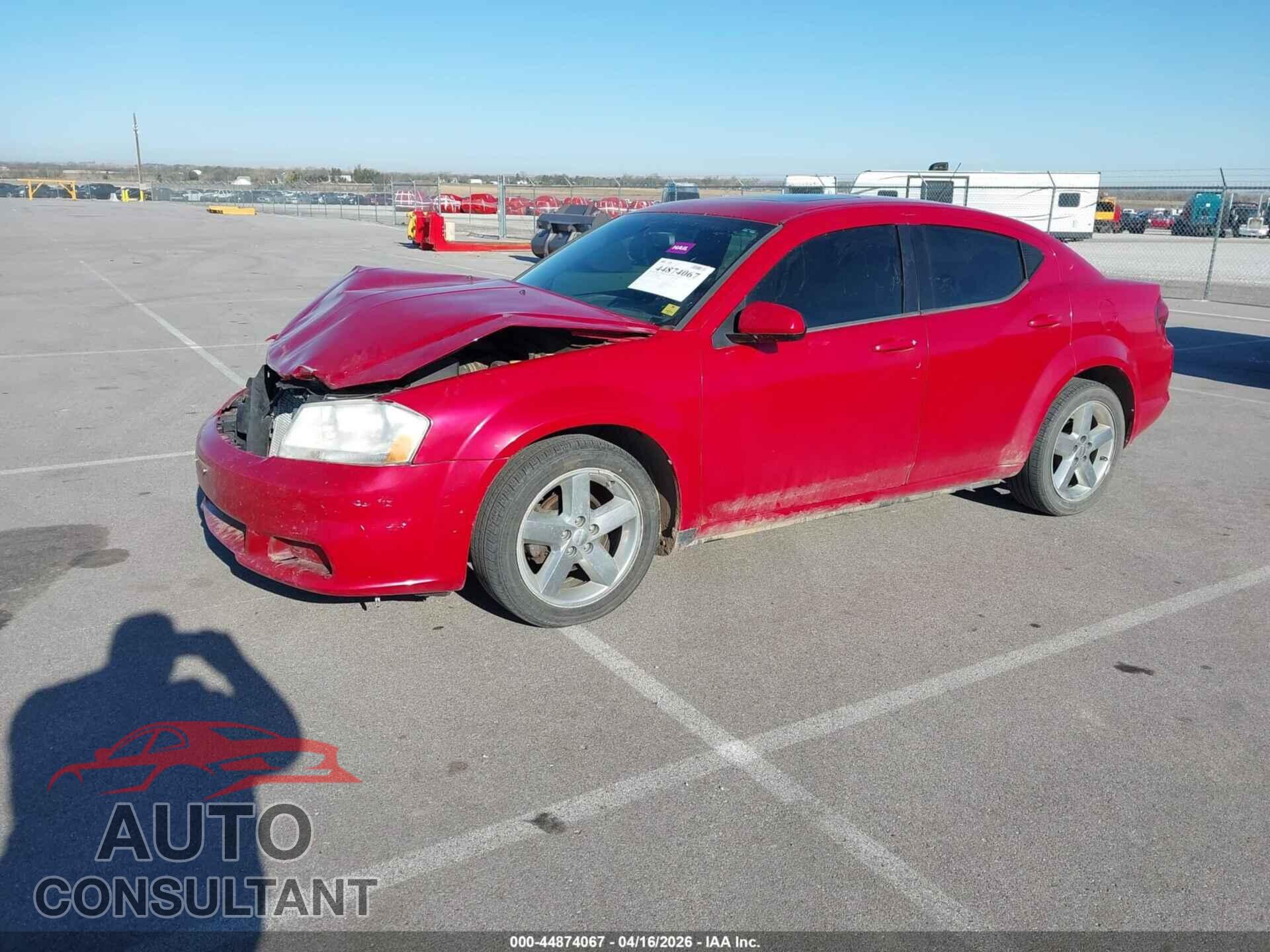 DODGE AVENGER 2011 - 1B3BD2FG9BN509041