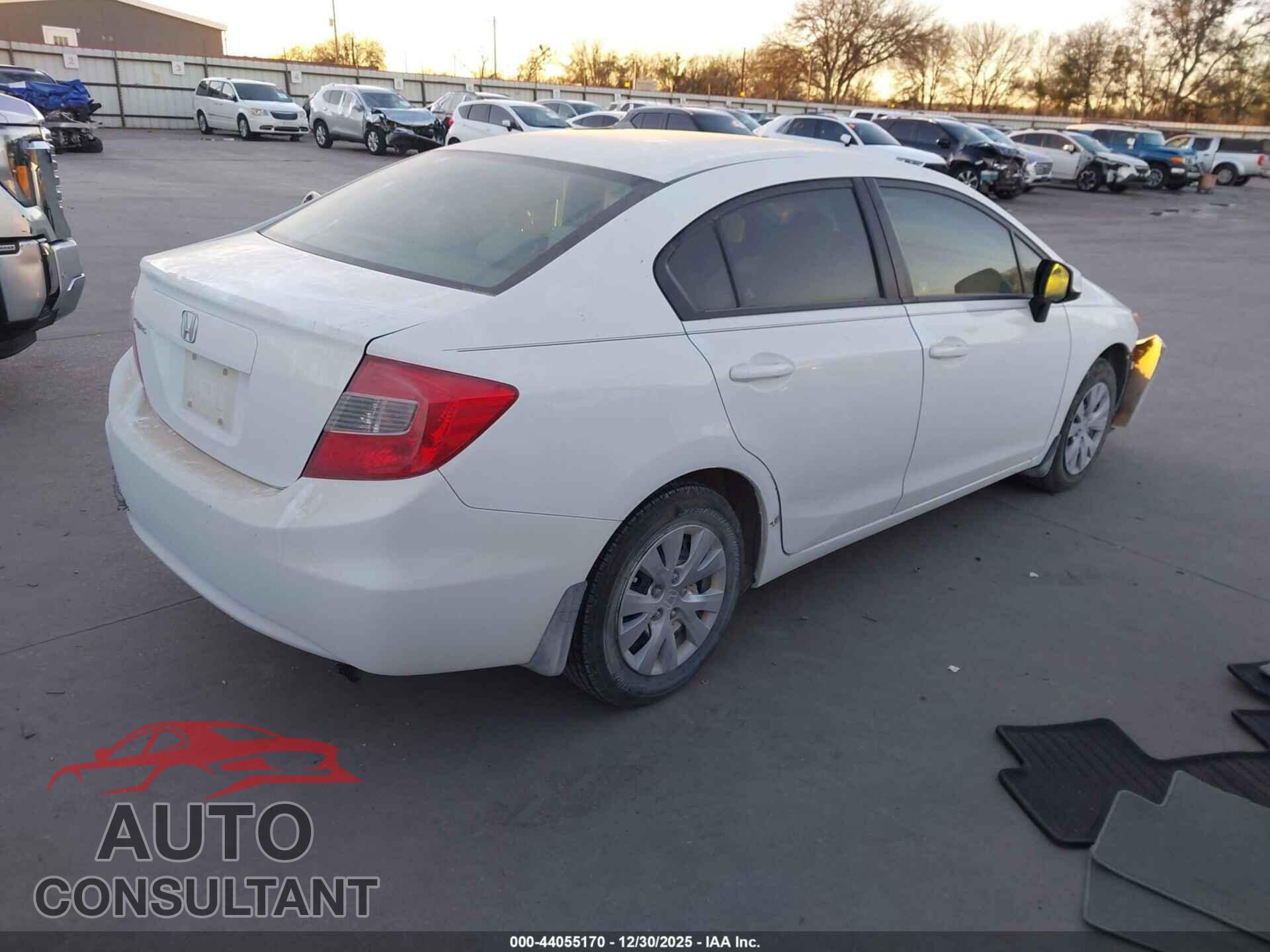HONDA CIVIC 2012 - 2HGFB2F50CH598577