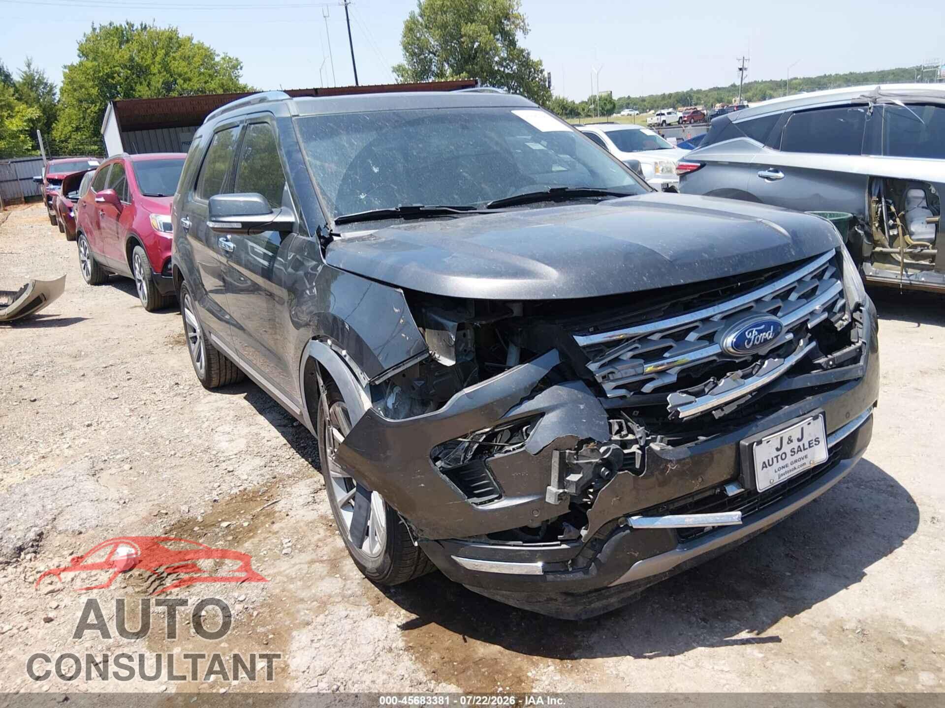 FORD EXPLORER 2018 - 1FM5K7F84JGB57864