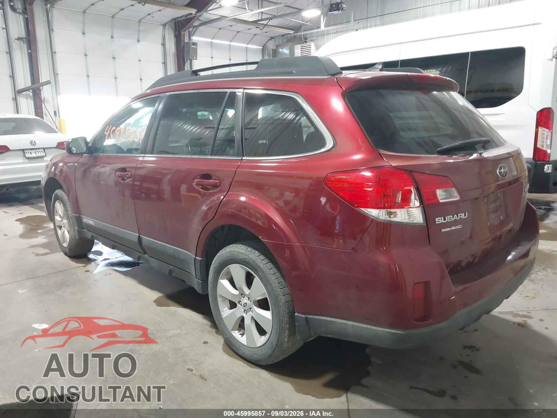 SUBARU OUTBACK 2011 - 4S4BRBLC8B3430758