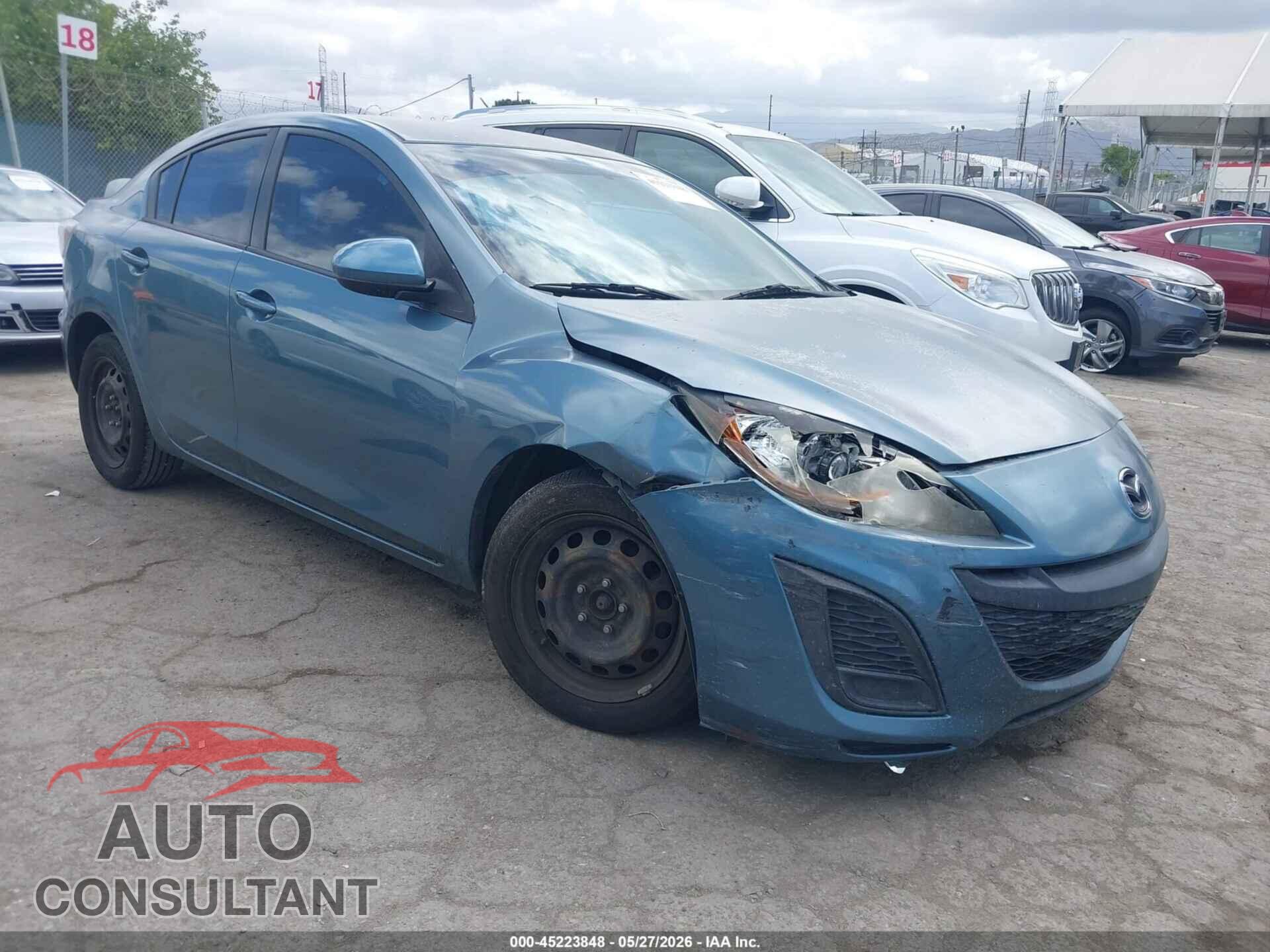 MAZDA MAZDA3 2011 - JM1BL1UG7B1362532