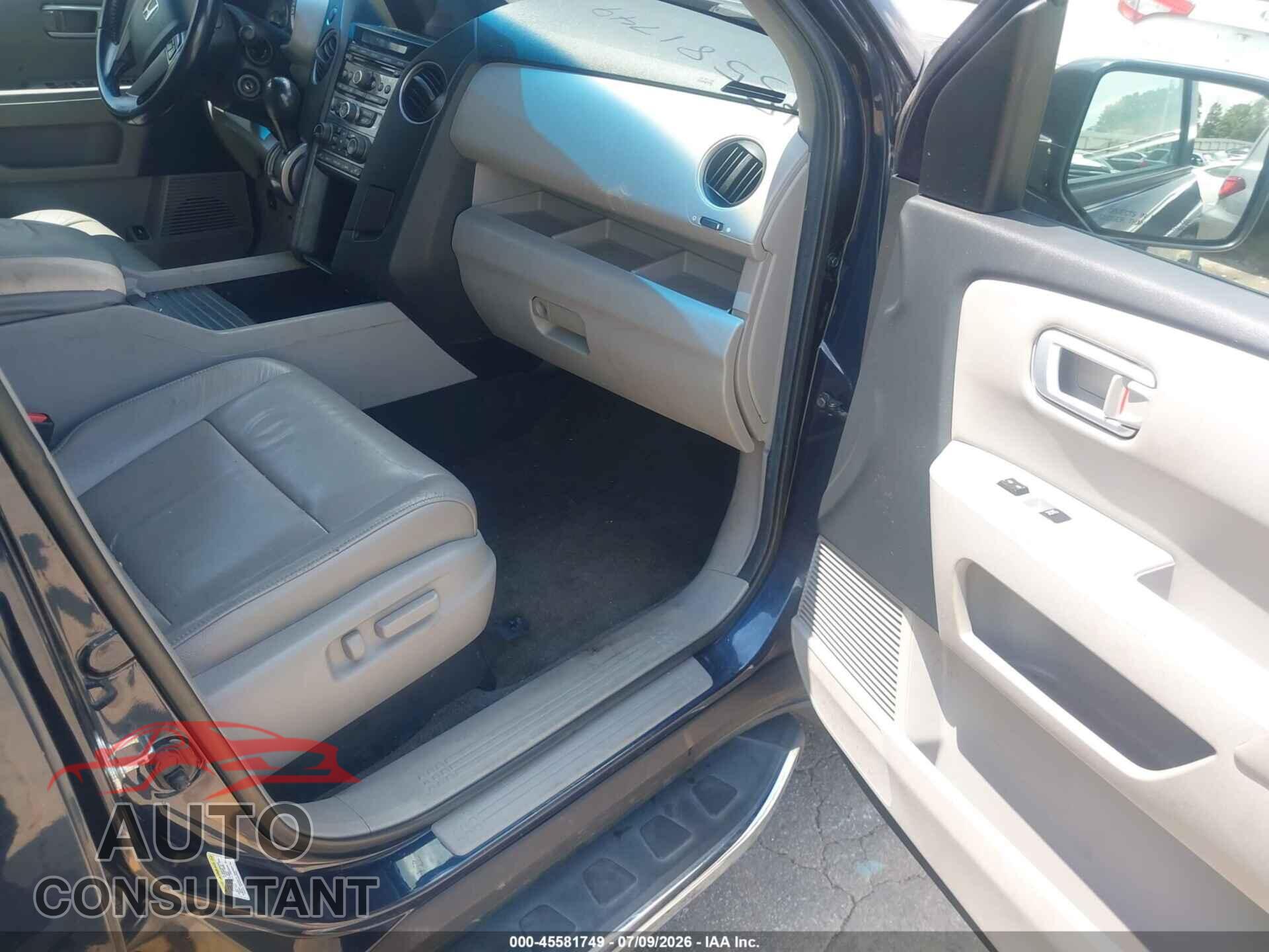HONDA PILOT 2012 - 5FNYF3H55CB027509