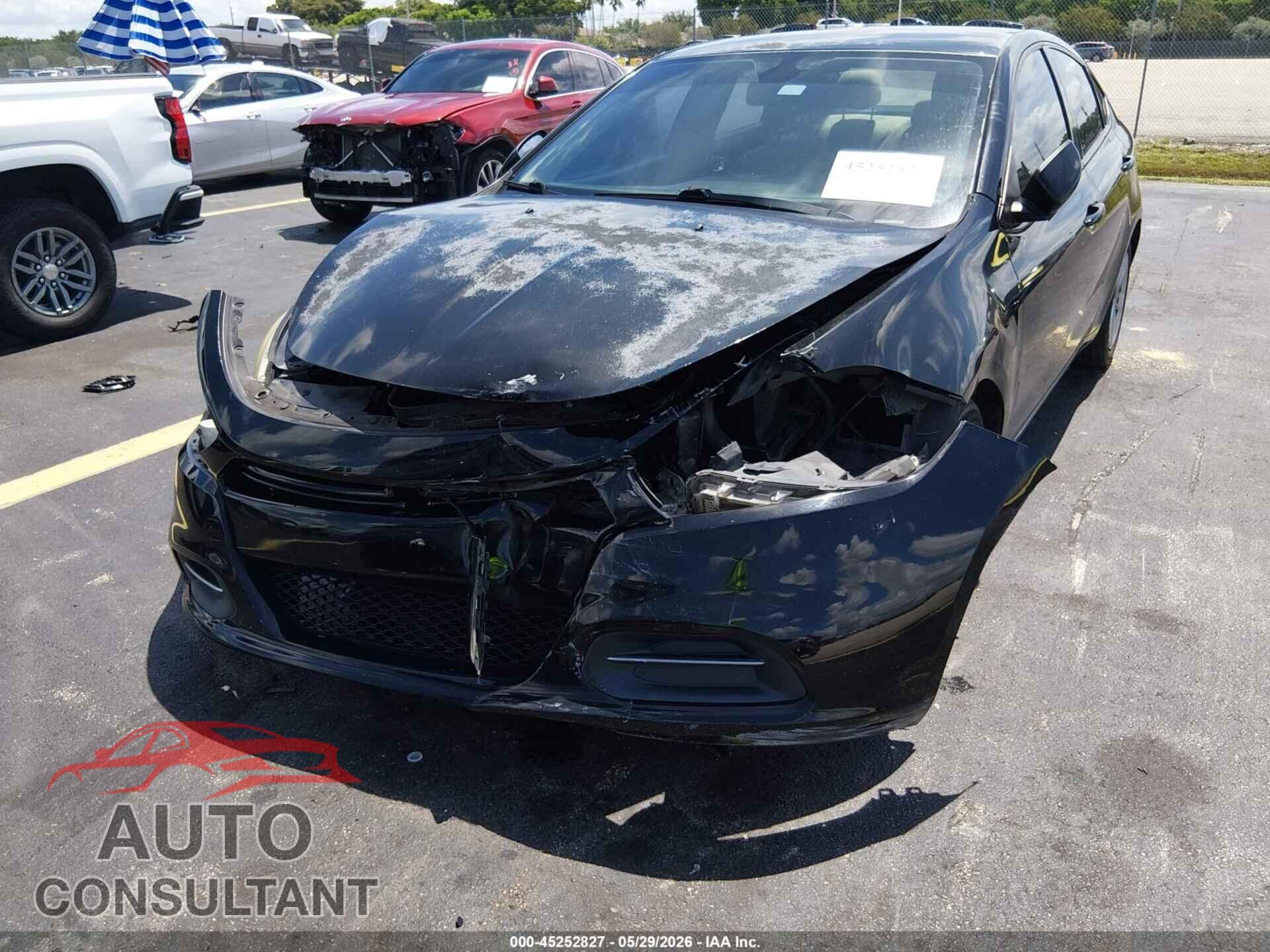 DODGE DART 2015 - 1C3CDFBB2FD211788