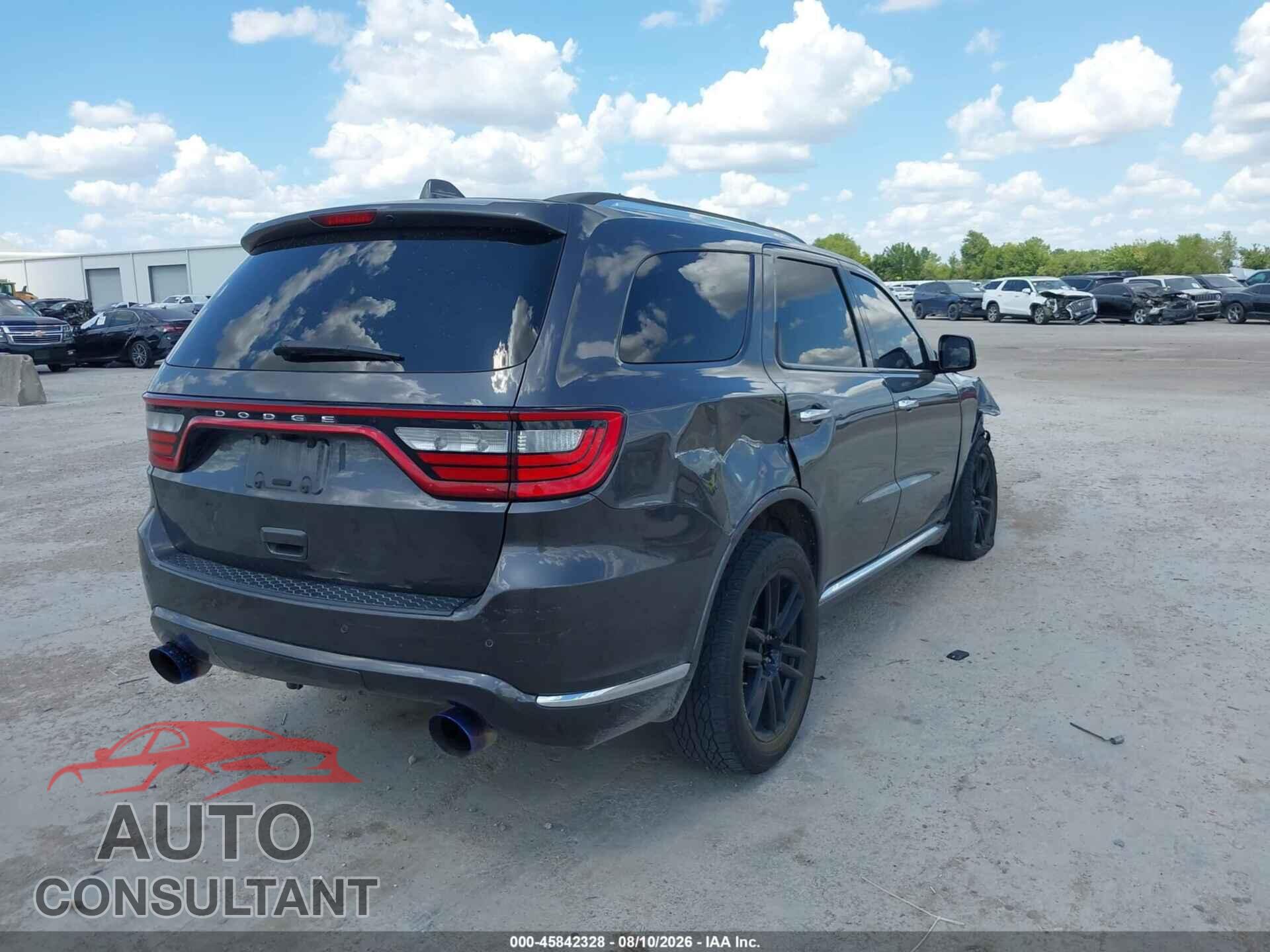DODGE DURANGO 2017 - 1C4SDJET8HC766624
