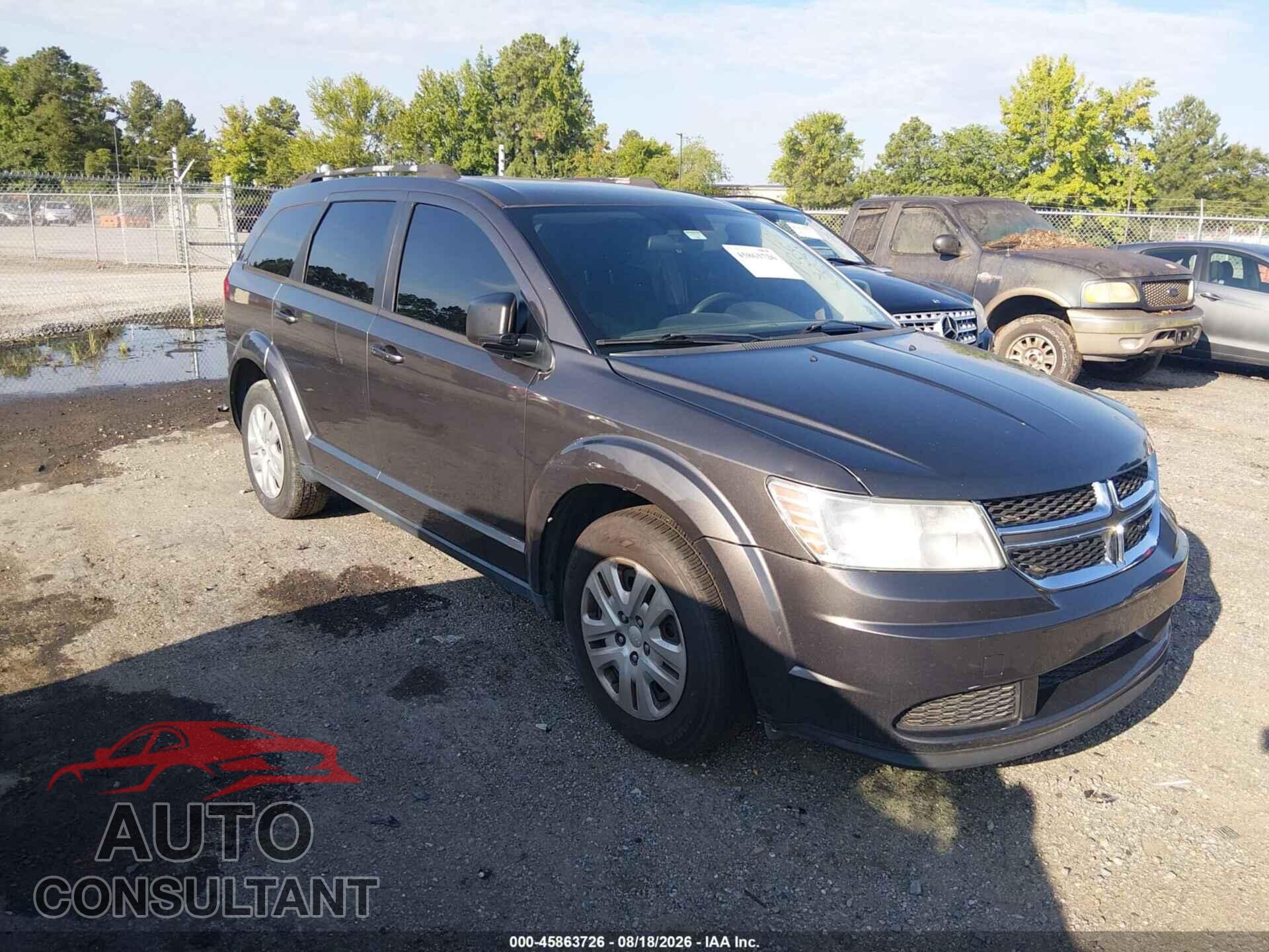 DODGE JOURNEY 2017 - 3C4PDCAB0HT706825