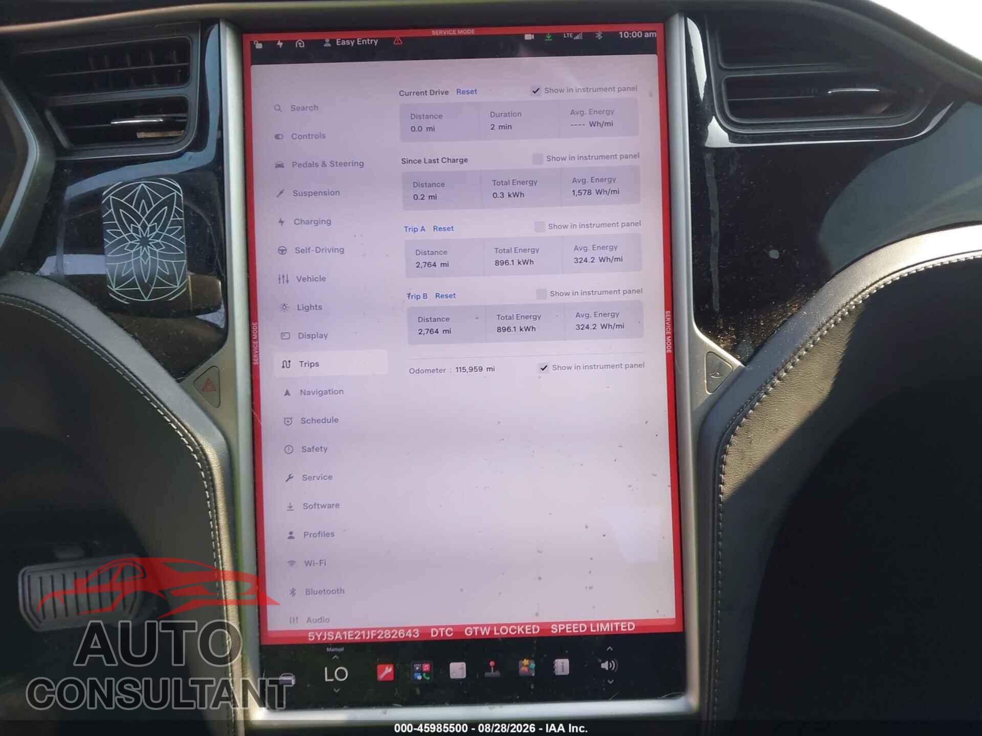 TESLA MODEL S 2018 - 5YJSA1E21JF282643