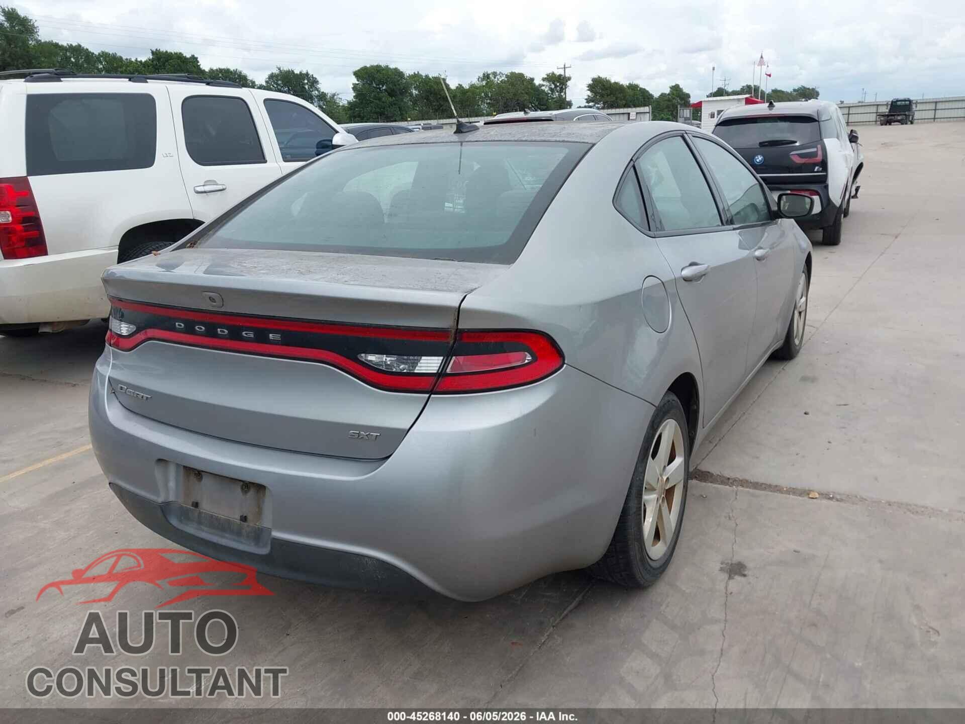 DODGE DART 2015 - 1C3CDFBB2FD223861