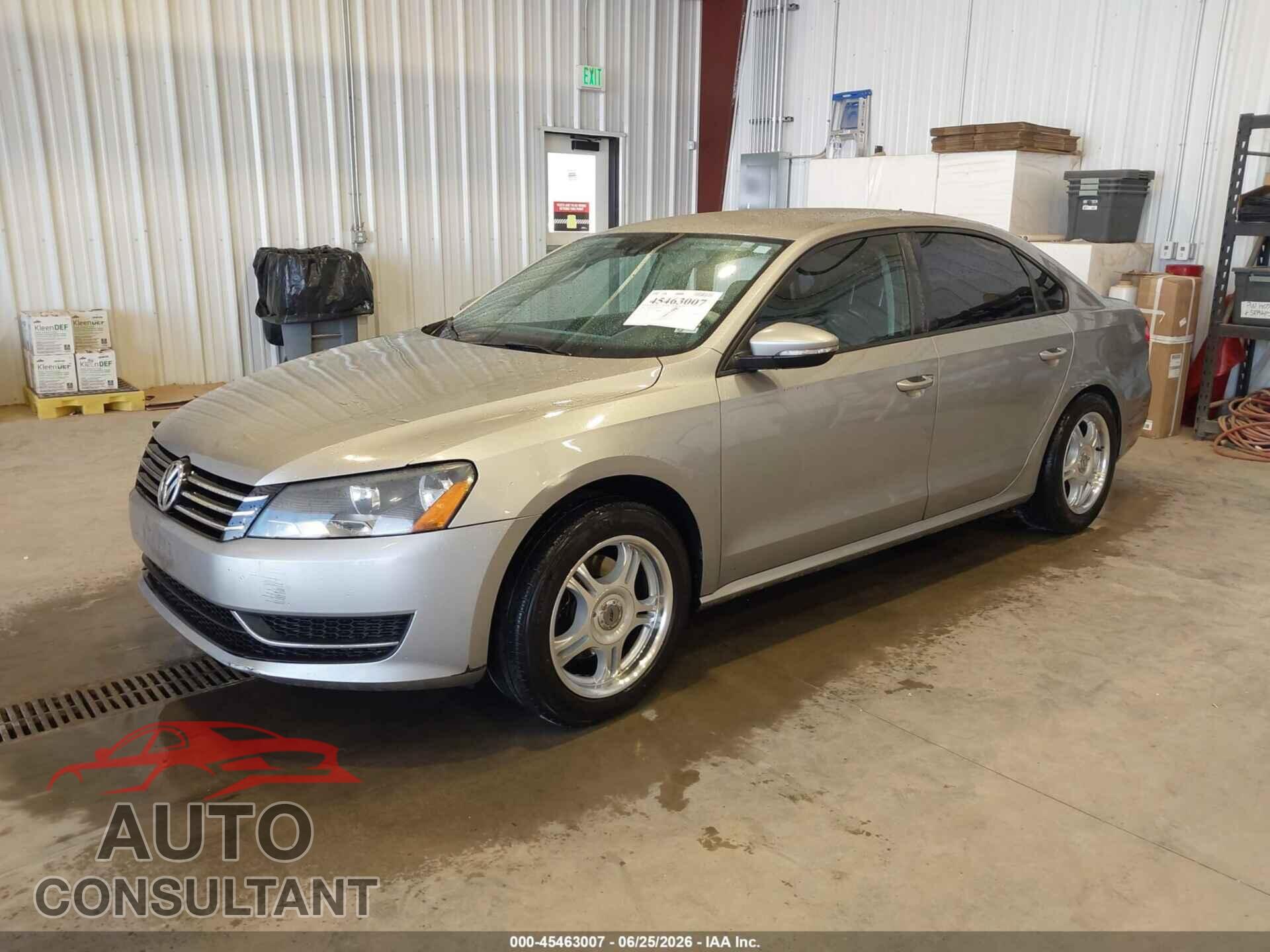 VOLKSWAGEN PASSAT 2012 - 1VWAP7A35CC080770