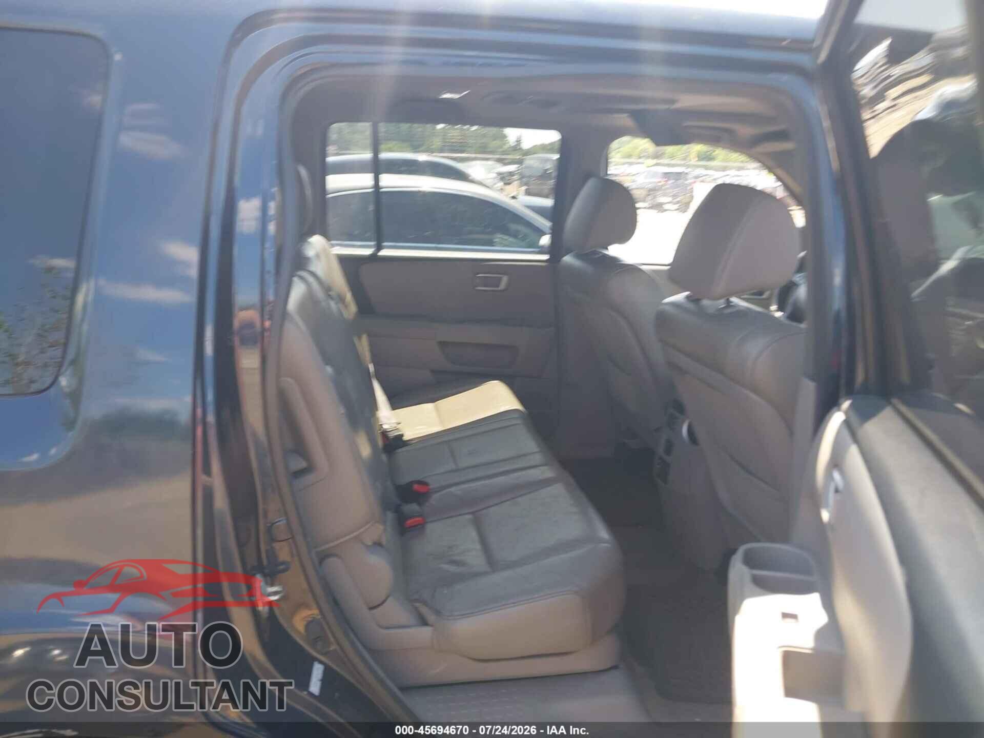 HONDA PILOT 2012 - 5FNYF4H69CB025776