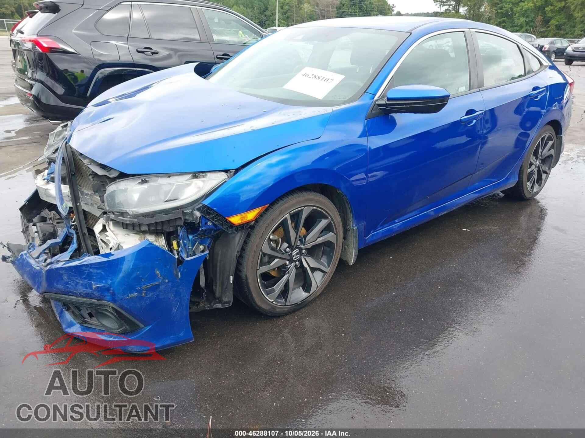HONDA CIVIC 2019 - 2HGFC2F85KH577018