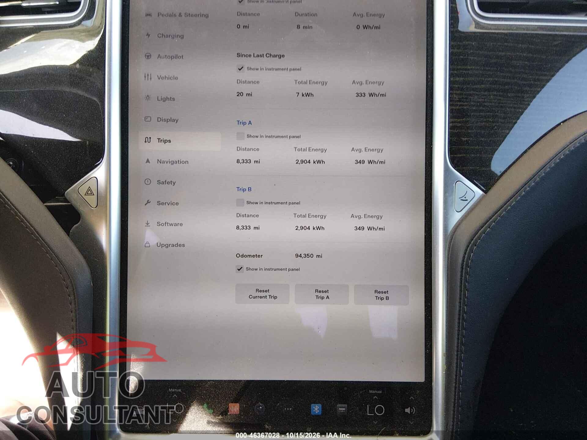 TESLA MODEL S 2017 - 5YJSA1E15HF201239