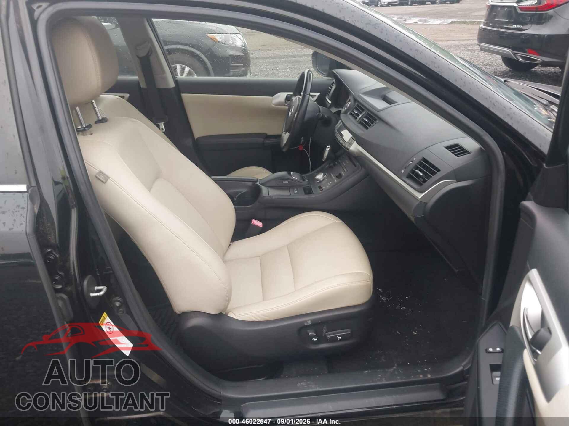 LEXUS CT 200H 2013 - JTHKD5BH6D2167744