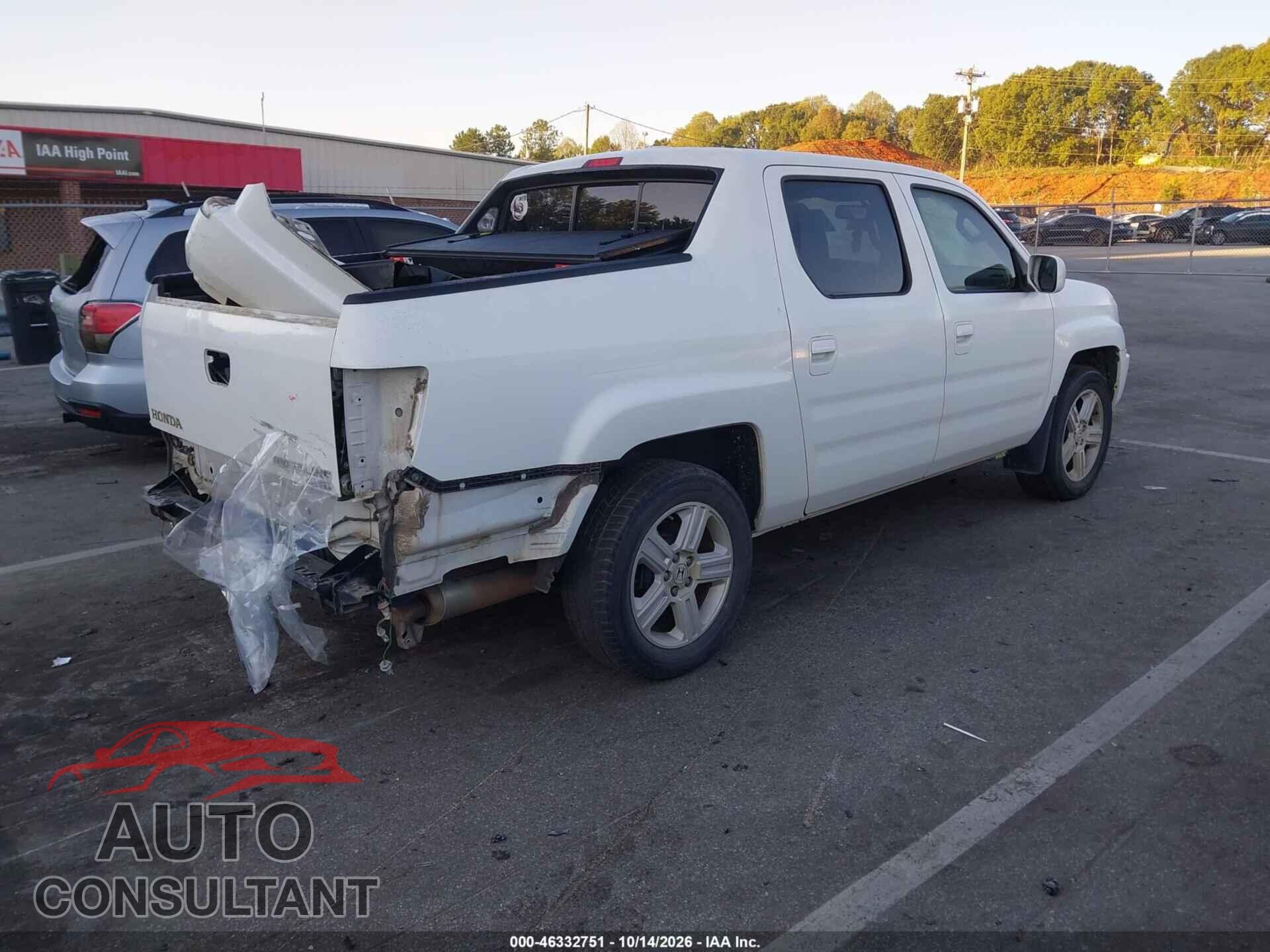 HONDA RIDGELINE 2013 - 5FPYK1F56DB012576